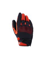Alpinestars Mogress Airflow Gloves, Mountain Bike Gloves, Black and Orange, Breathable Mesh Construction, Hook-and-Loop Wrist Closure