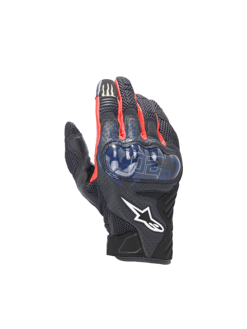 FQ20 SMX-1 Air V2 Monster - Black Motorcycle Gloves