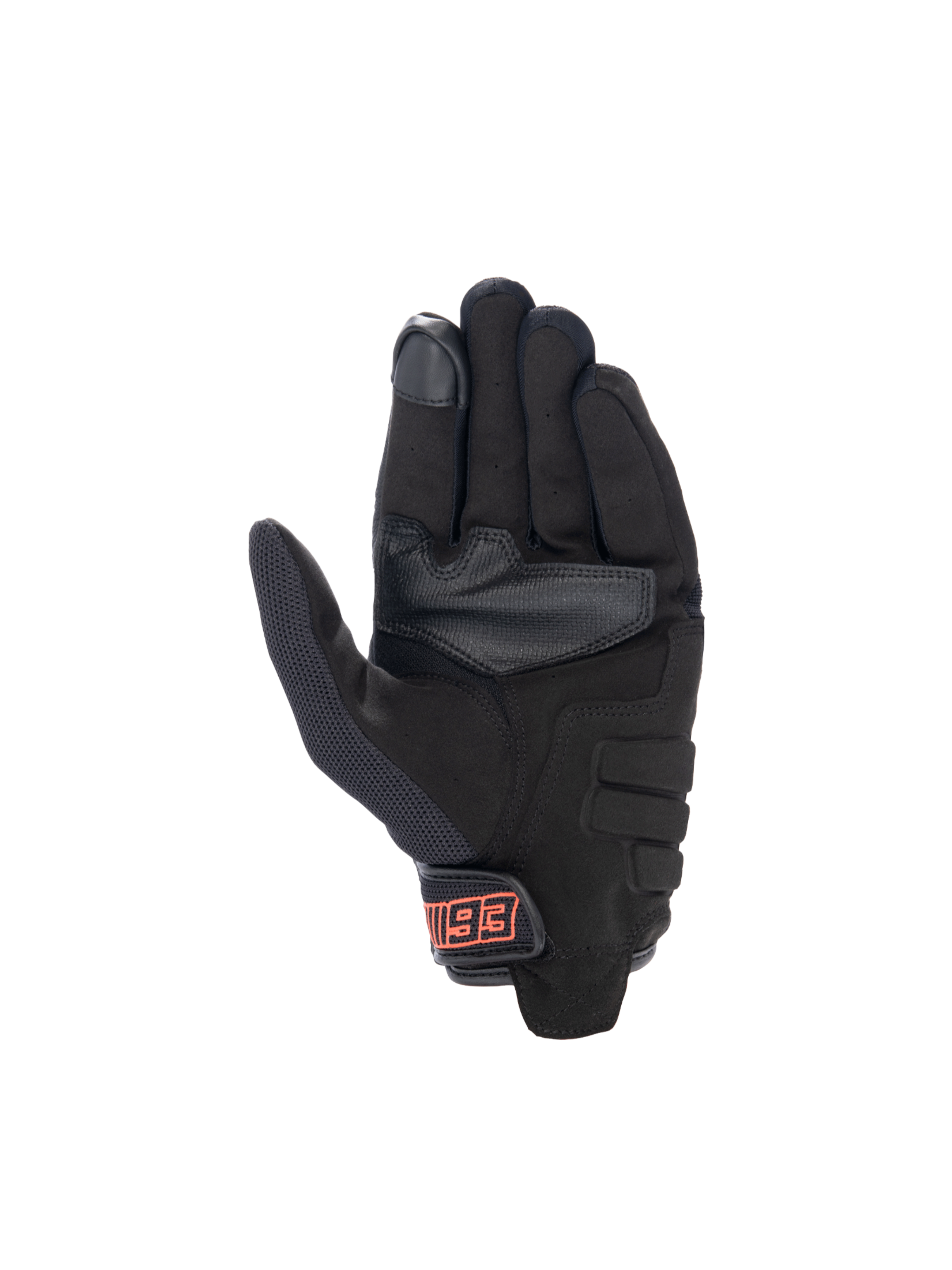 MM93 Losail V2 - Black Motorcycle Gloves | Alpinestars®