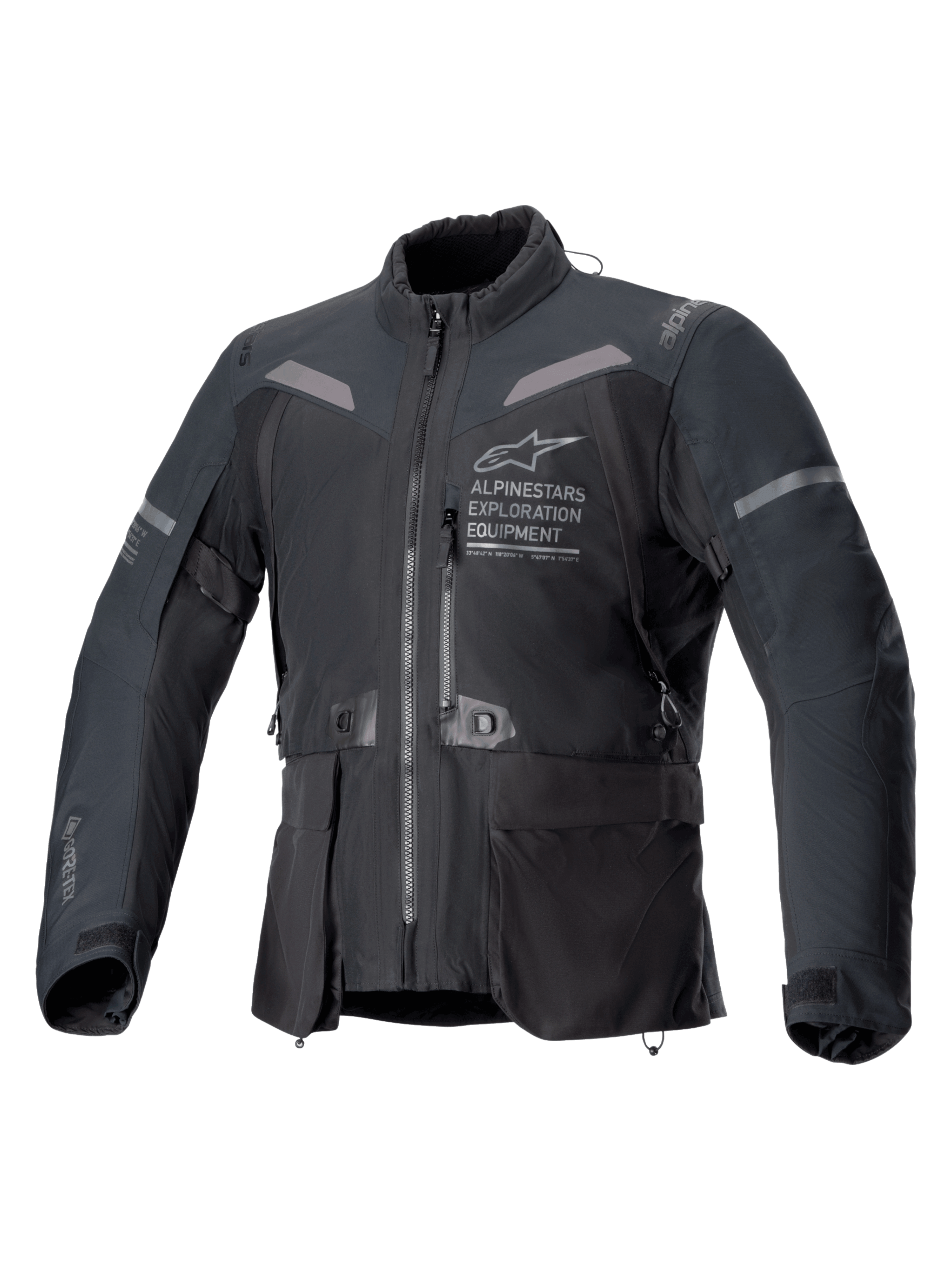 ST-7 2L Gore-Tex - Black Motorcycle Jacket | Alpinestars®