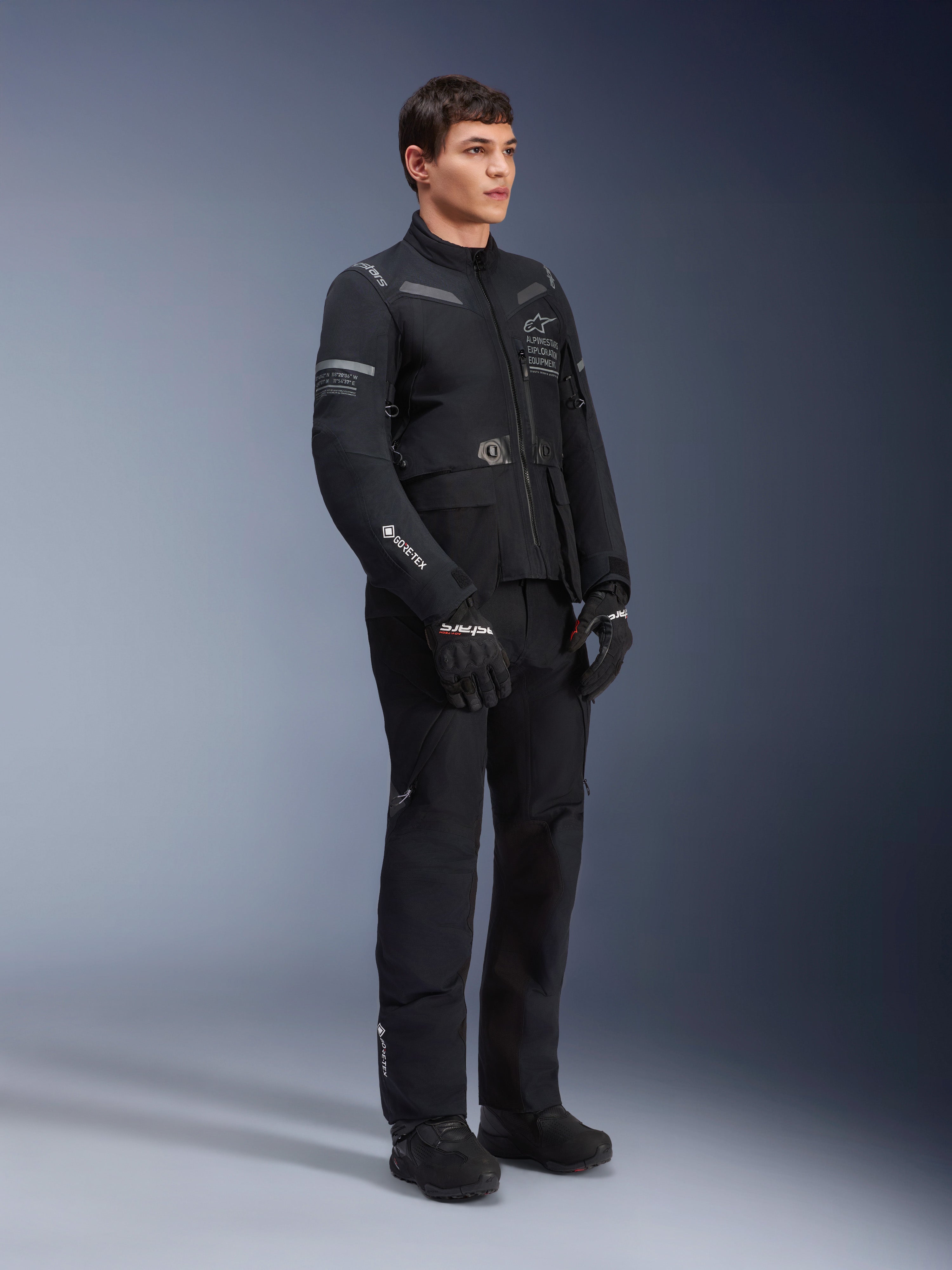 ST-7 2L Gore-Tex - Black Motorcycle Pants | Alpinestars®