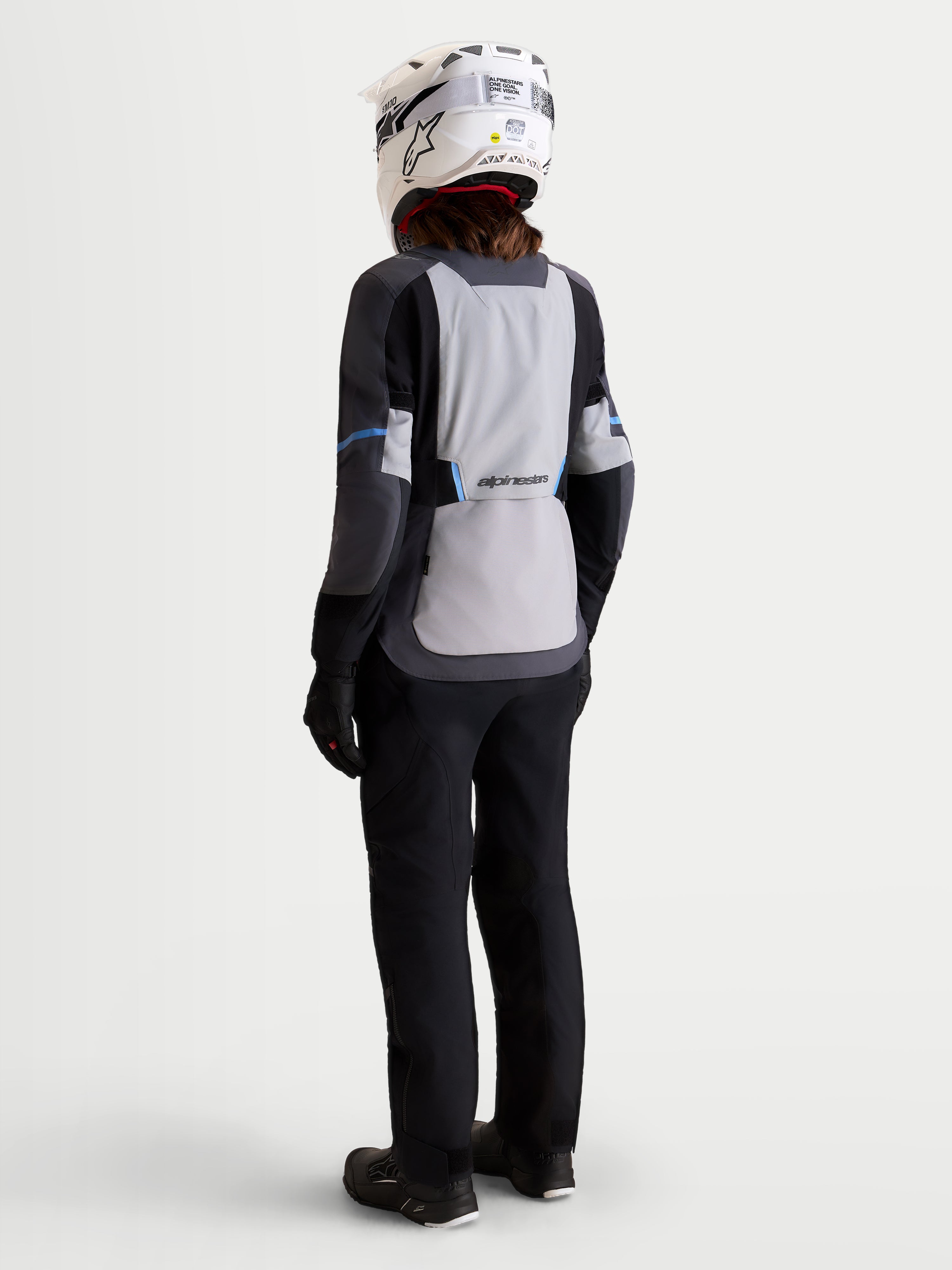 Stella ST-7 V2 GORE-TEX® Woman - Gray Motorcycle Gear Set