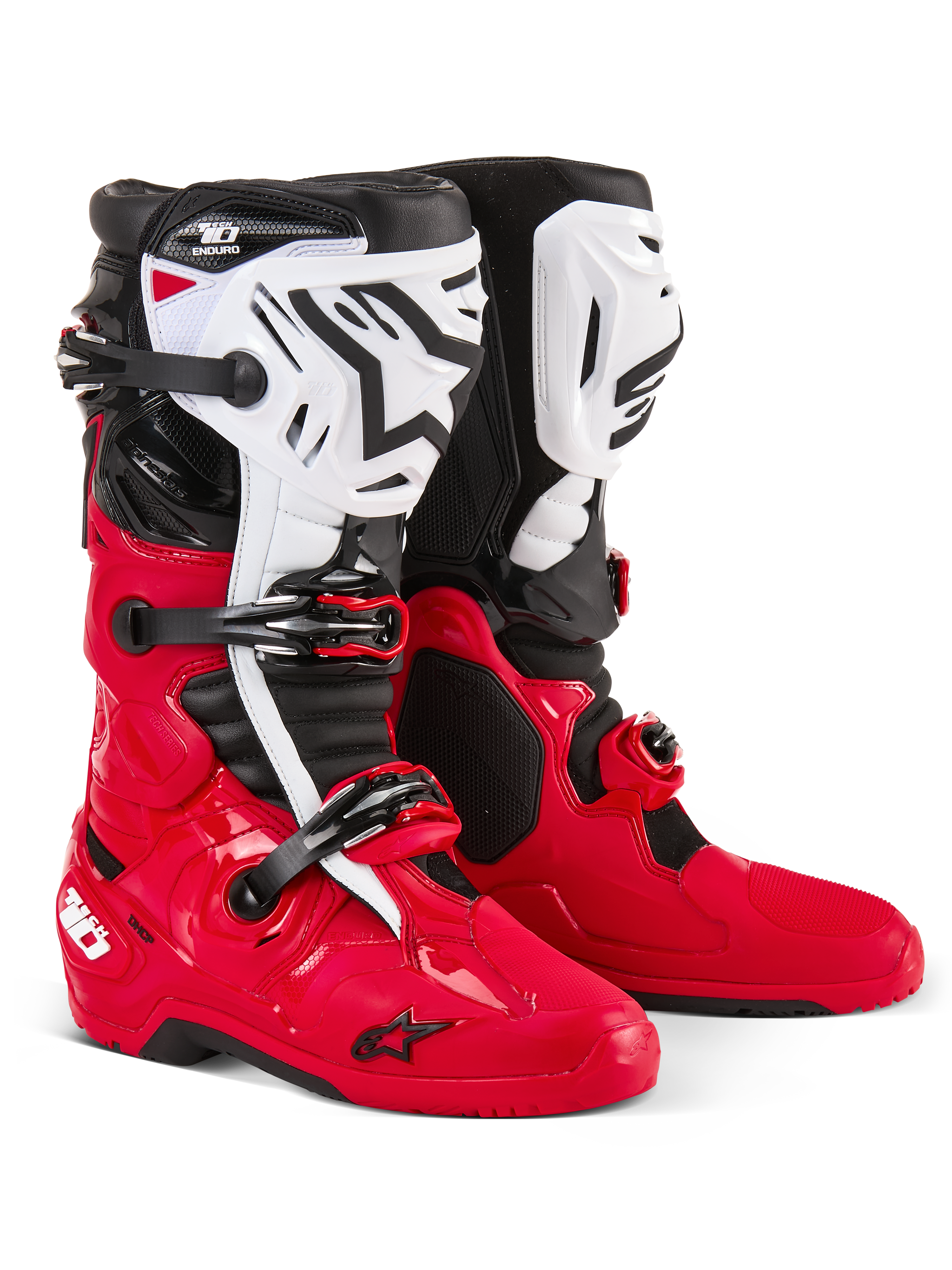Tech 10 Enduro - Bright Red MX Boots | Alpinestars® Tech 10 Enduro - Bright Red MX Boots | Alpinestars®