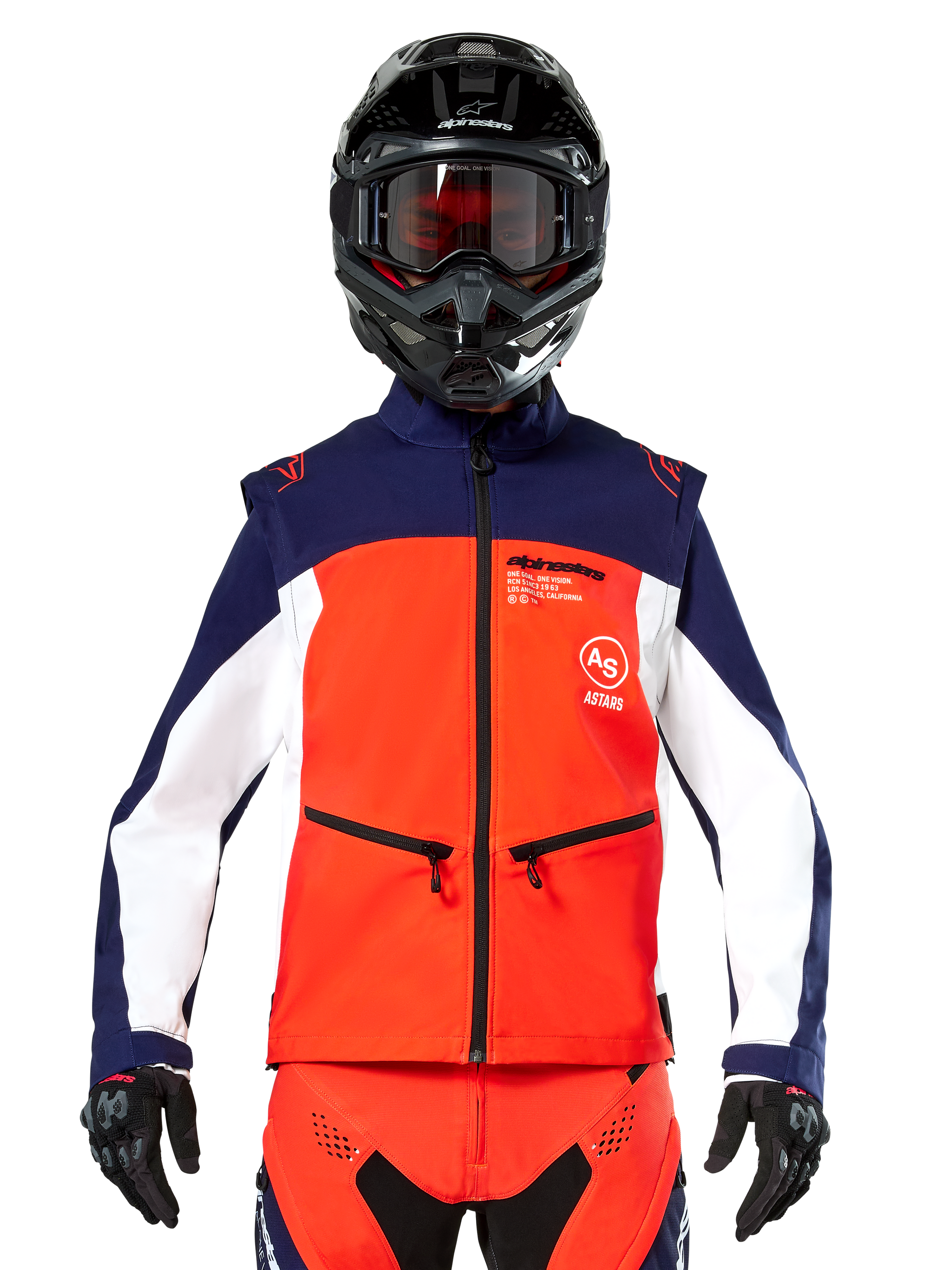 color gear lite Lite-Dura Softshell - Orange MX Jacket