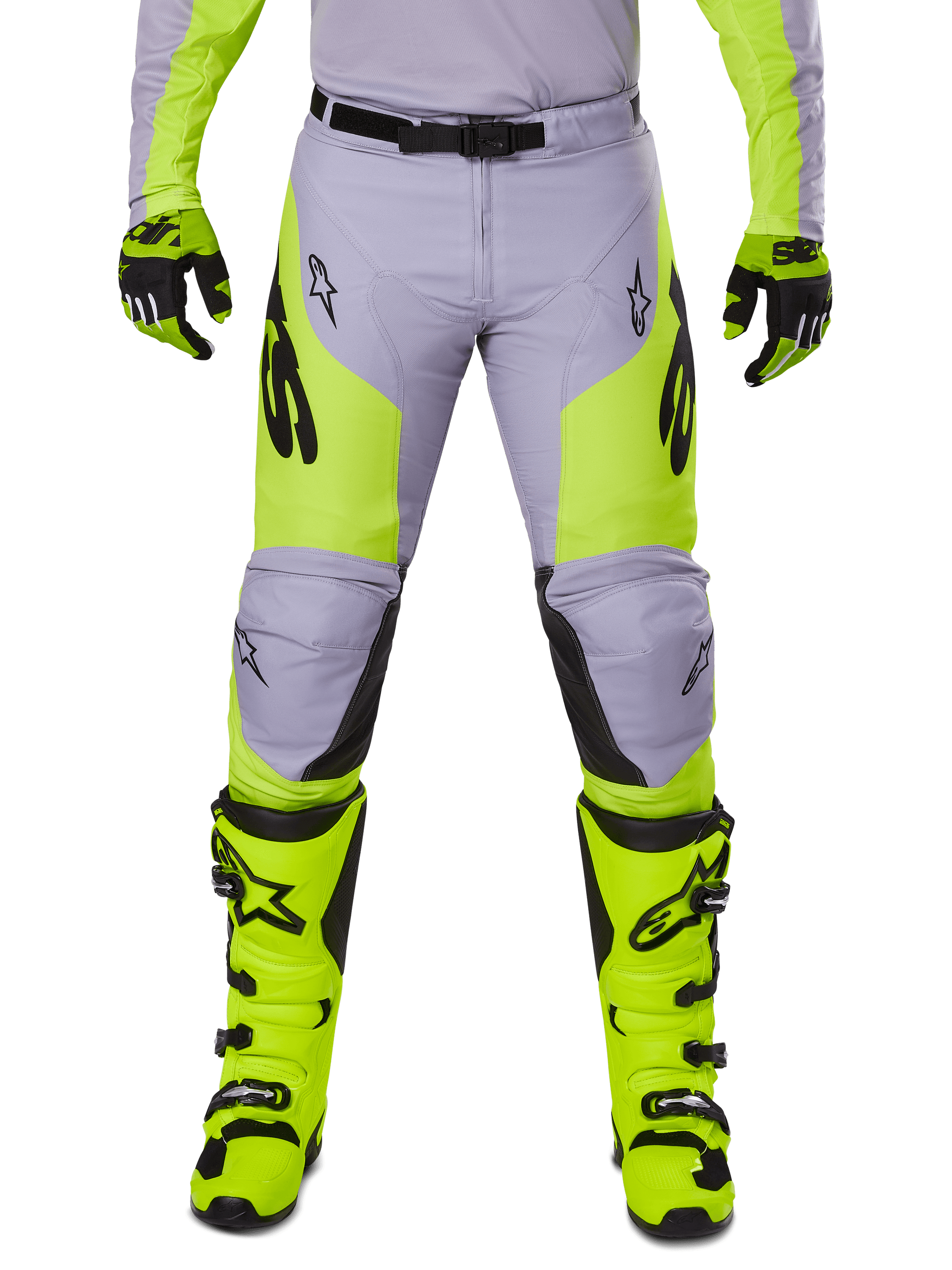 2025 Racer Veil Pants - GRAY MOTOCROSS Pants | Alpinestars