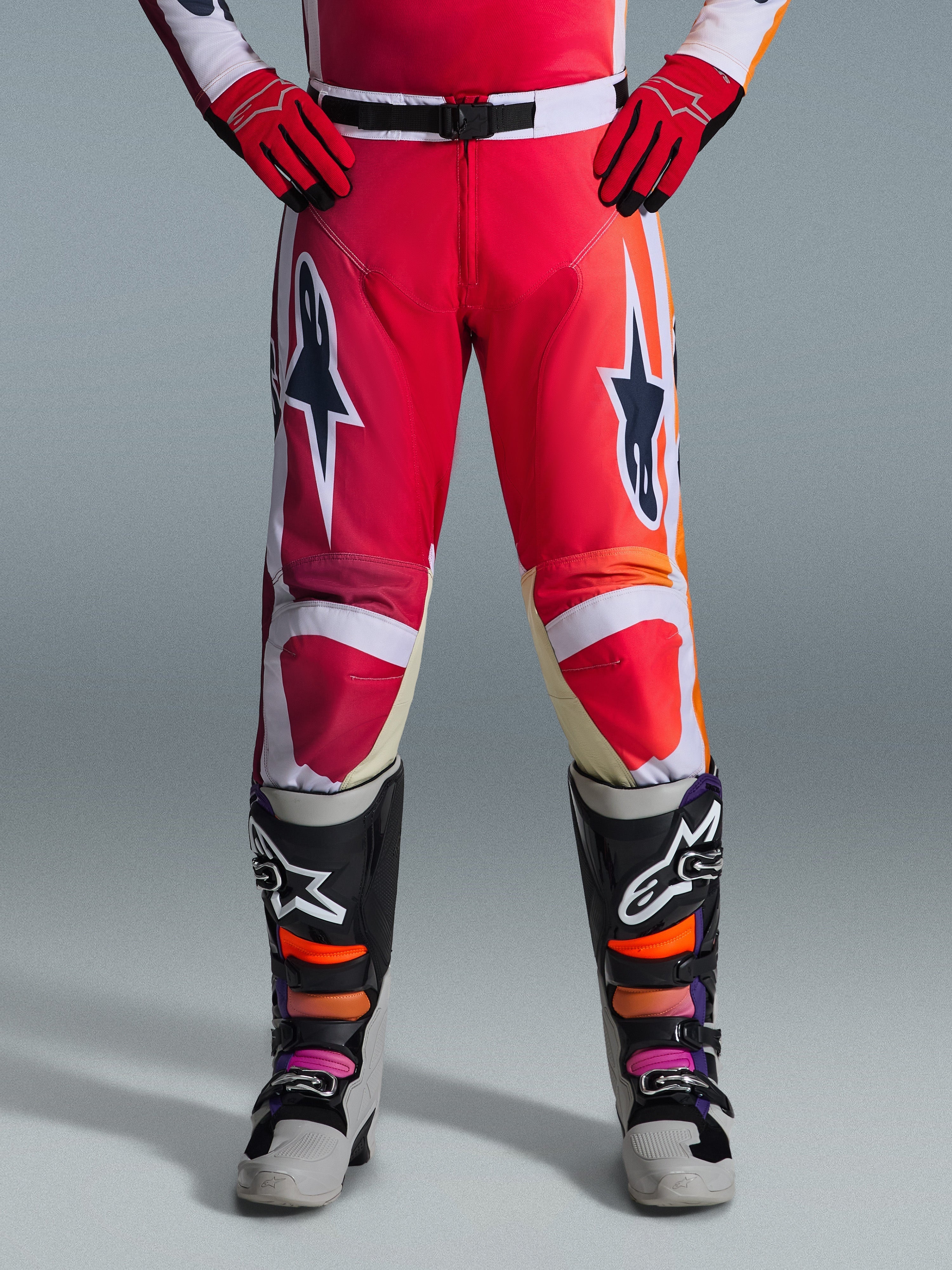 2026 Racer Portl - Red MX Pants | Alpinestars®