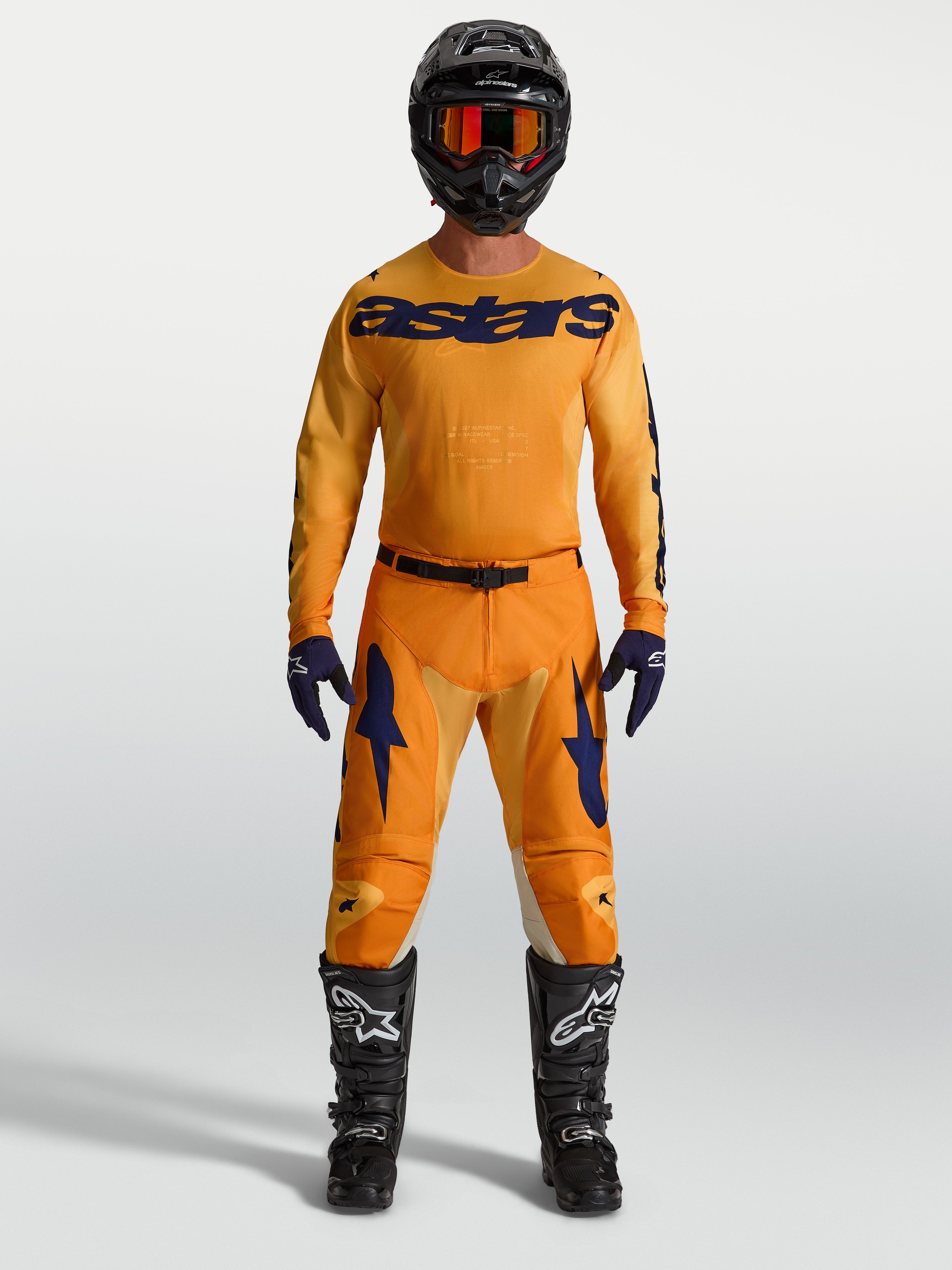 Racer Amber - Orange MX Gear Set | Alpinestars®