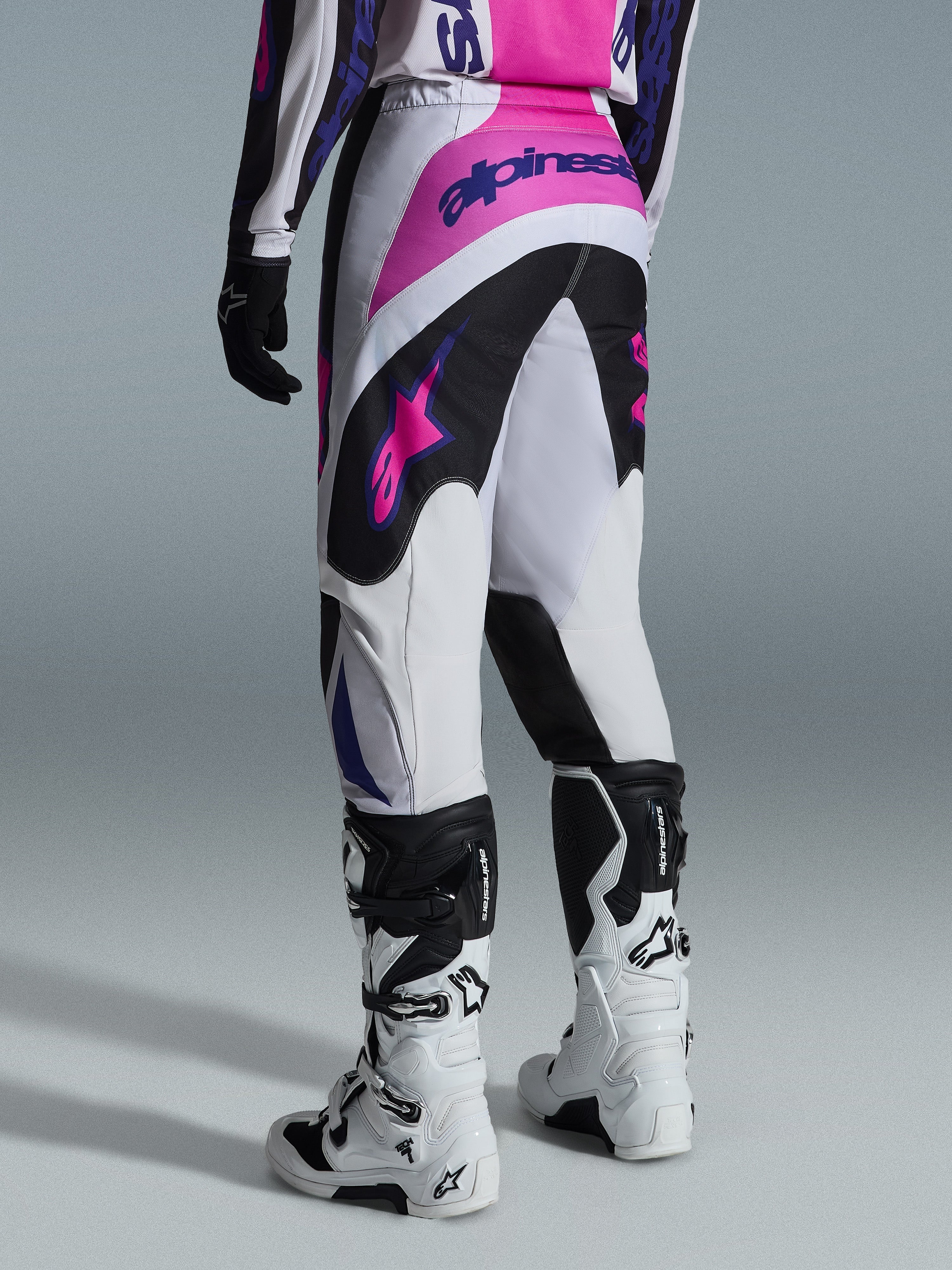 2026 Fluid Grid - Black MX Pants | Alpinestars®