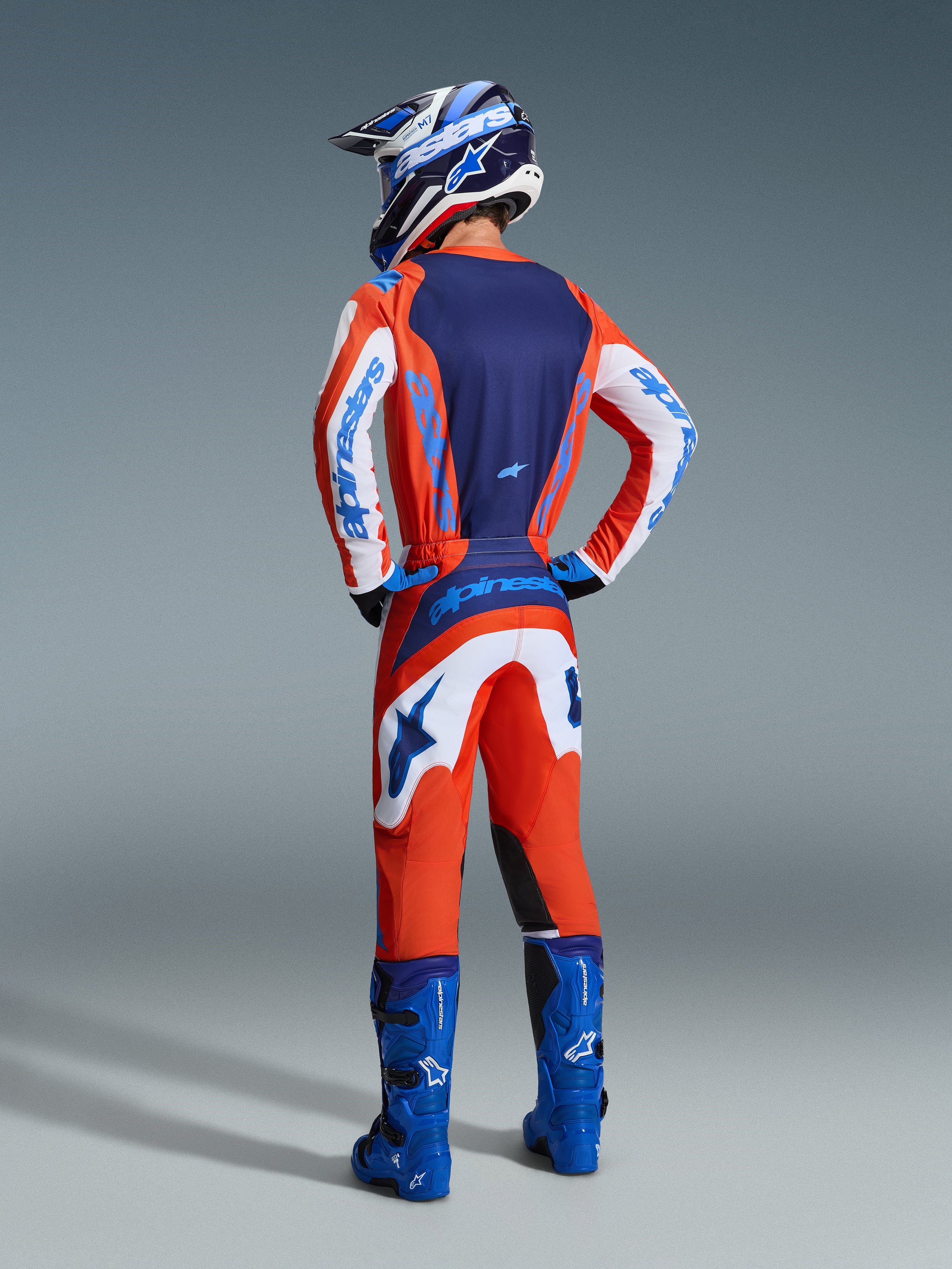 値下げ　新品ALPINESTARS FLUIDウェアーサイズS パンツサイズ30 2026 Fluid Grid - Blue MX Pants | Alpinestars®