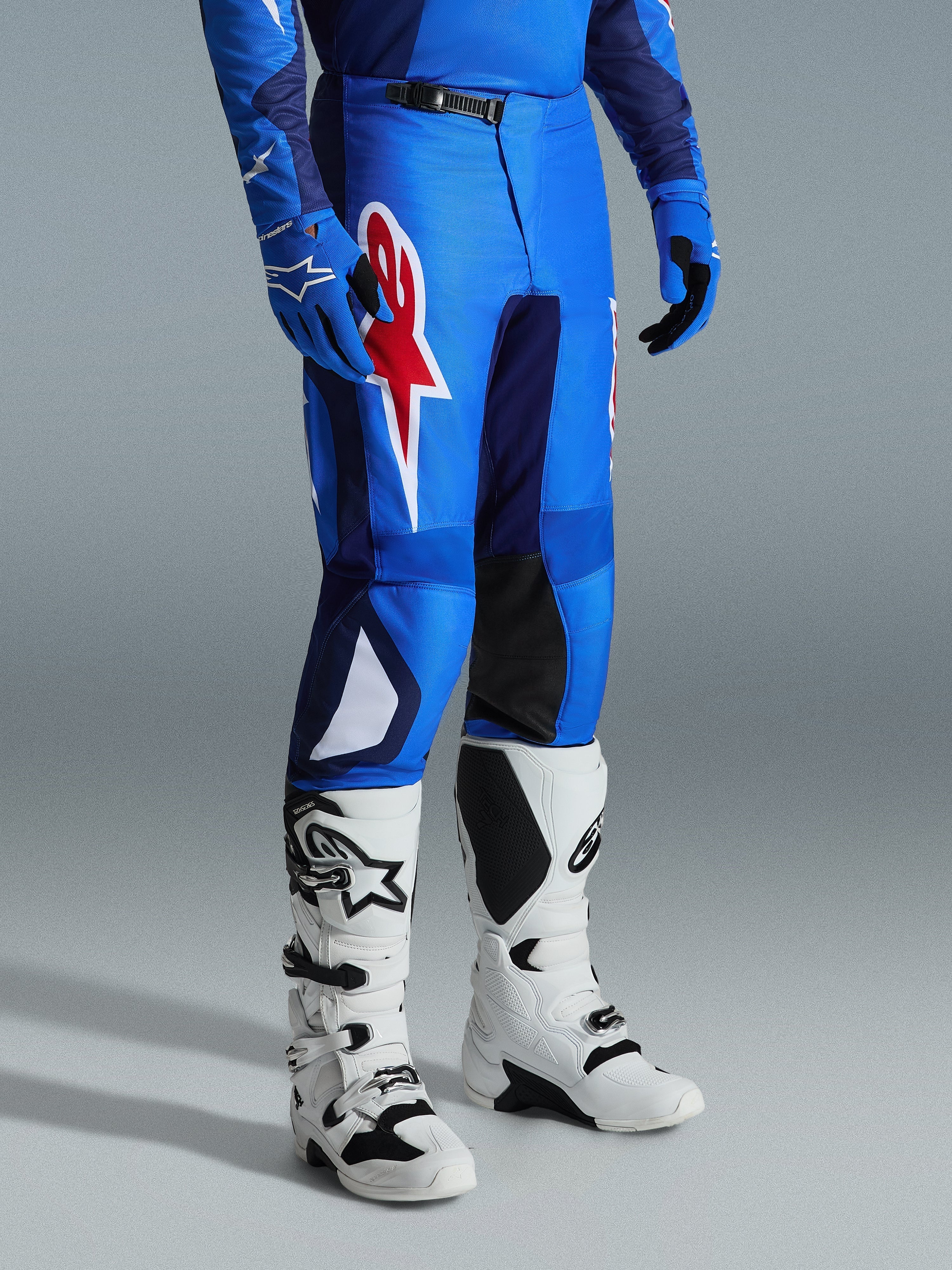 未使用 IIROT High count cross Pants 2026 Fluid Grid - Blue MX Pants | Alpinestars®