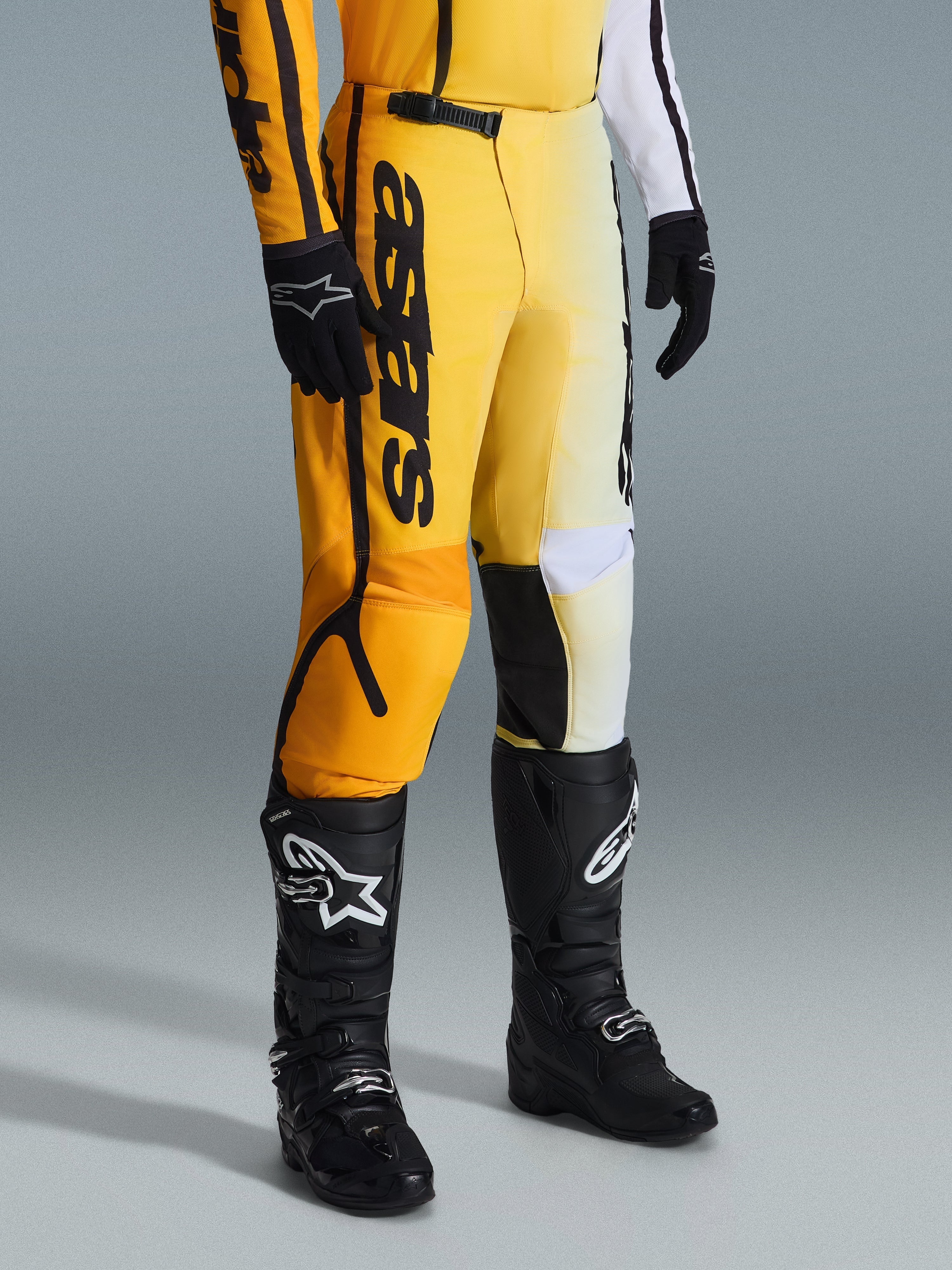 2026 Fluid Apex Pants - Yellow MOTOCROSS Pants | Alpinestars