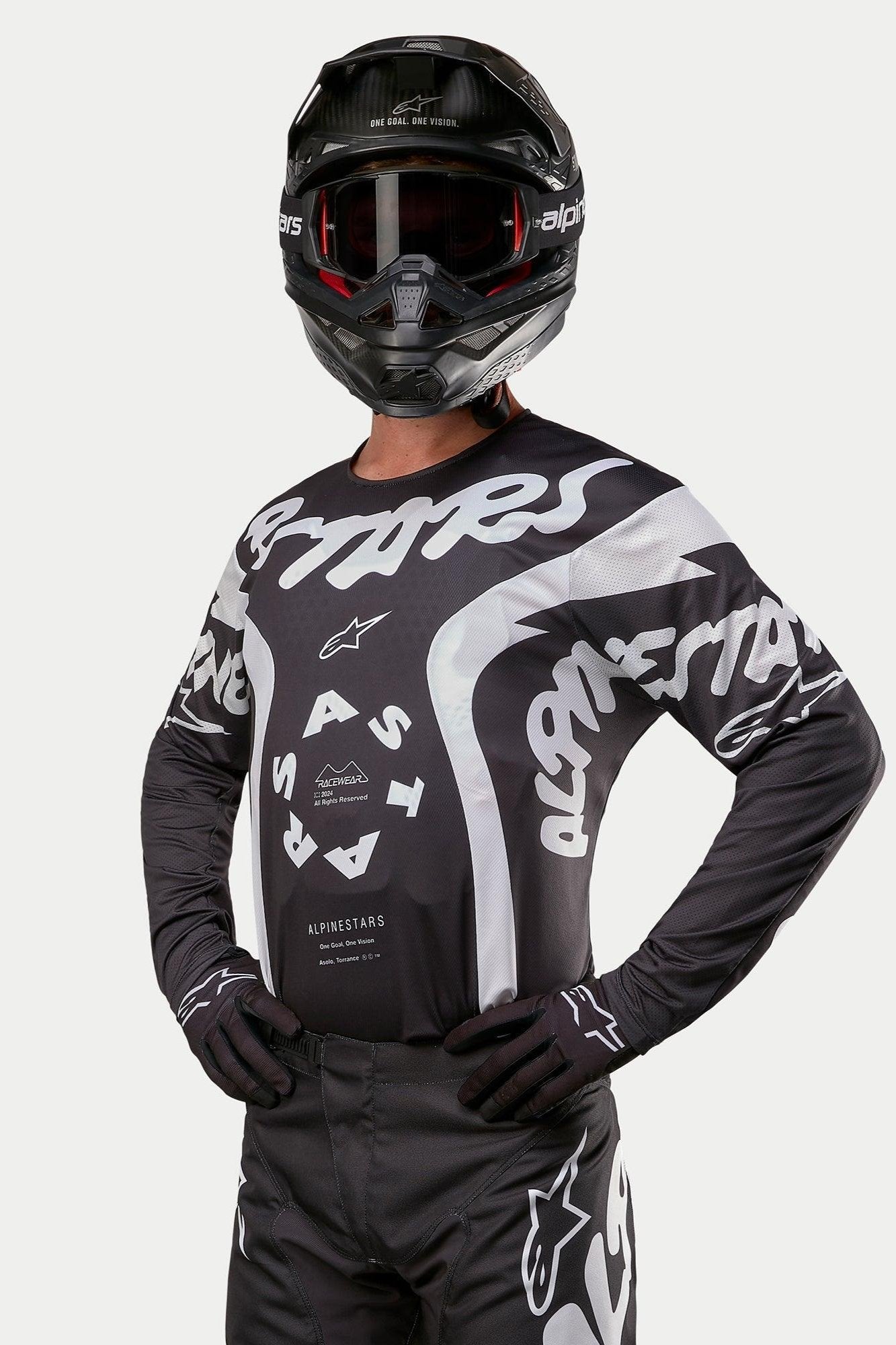 hana 2024 Racer Hana - Black MX Jersey | Alpinestars®