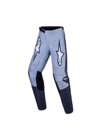 Alpinestars Youth Fluid Amber Pants, youth motocross pants in gray and black, featuring a durable 600D polyfabric chassis.