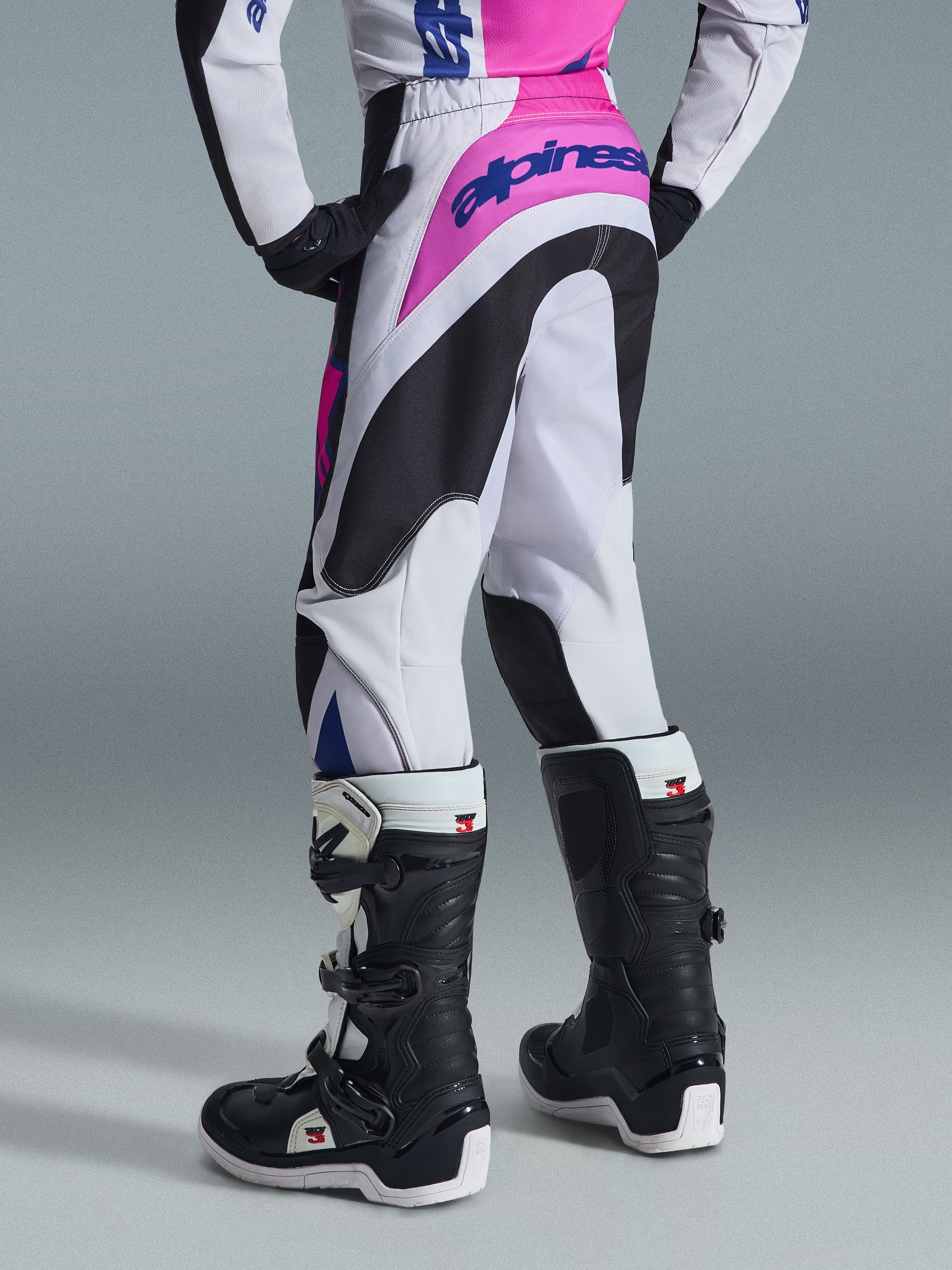 2026 Youth Fluid Grid - Black MX Pants | Alpinestars®
