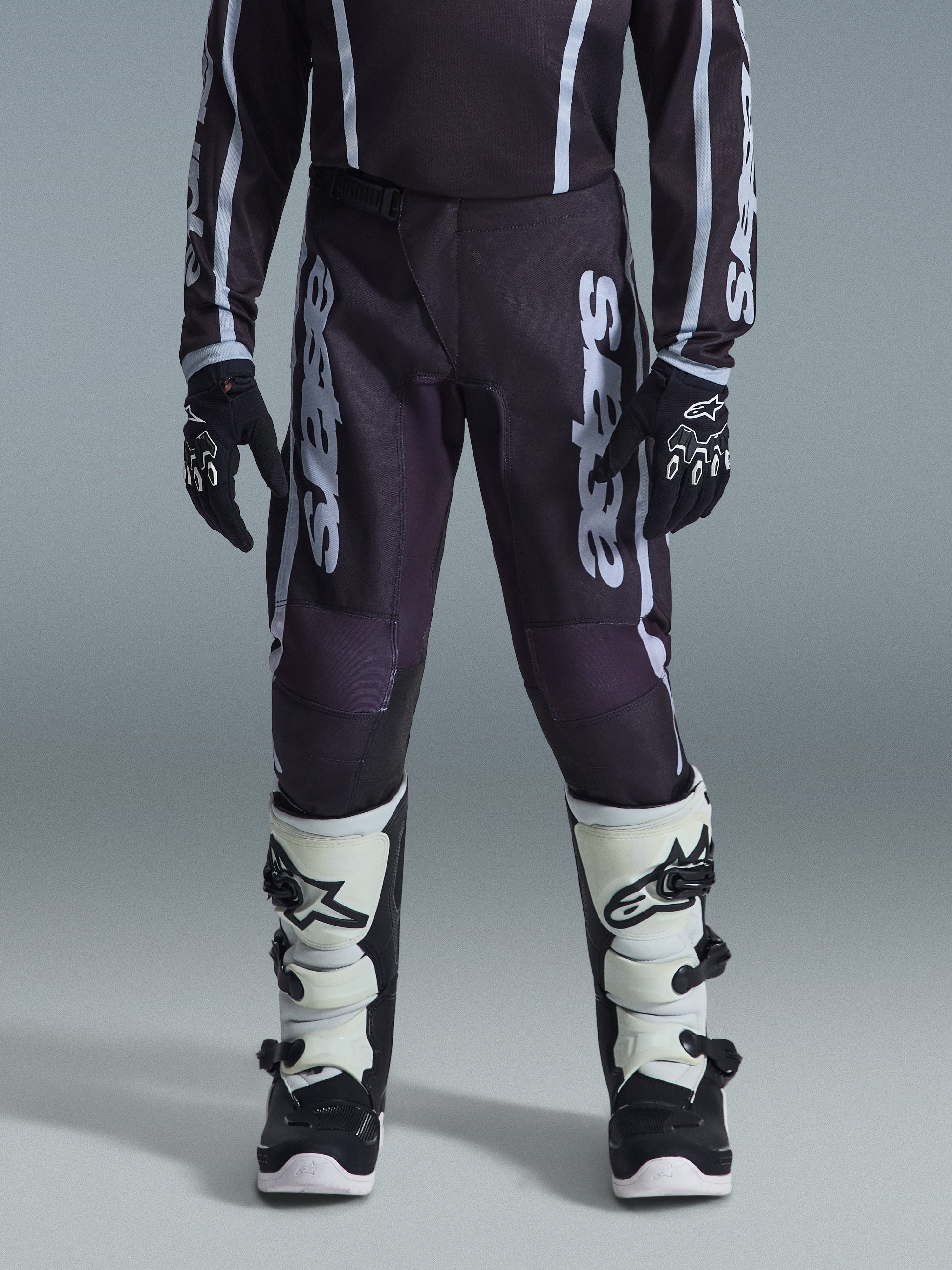 2026 Youth Fluid Apex - Black MX Pants | Alpinestars®