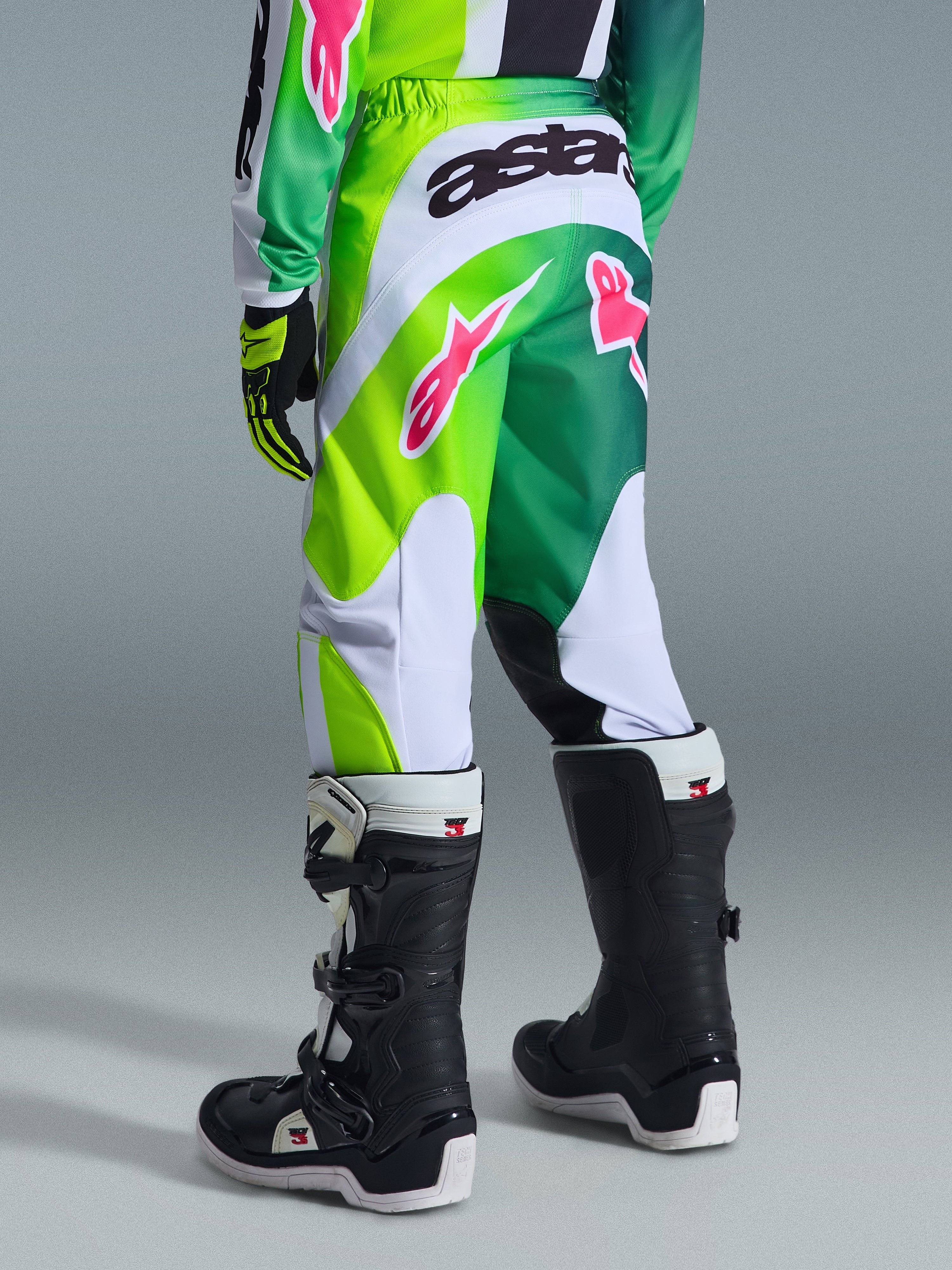 2026 Youth Fluid Portl - Green MX Pant | Alpinestars®