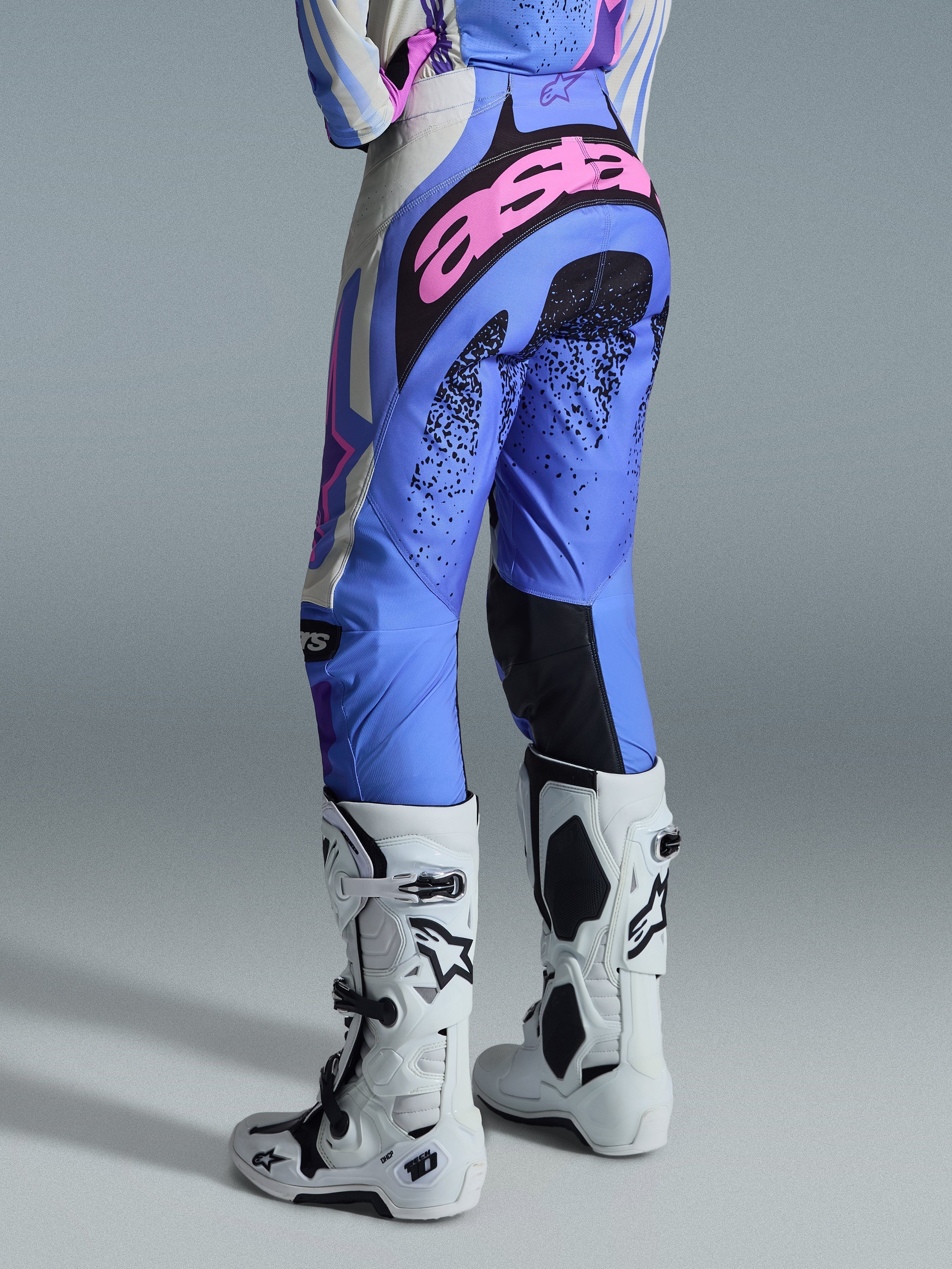 2026 Woman Stella Techstar Nomur - Blue MX Pants | Alpinestars®