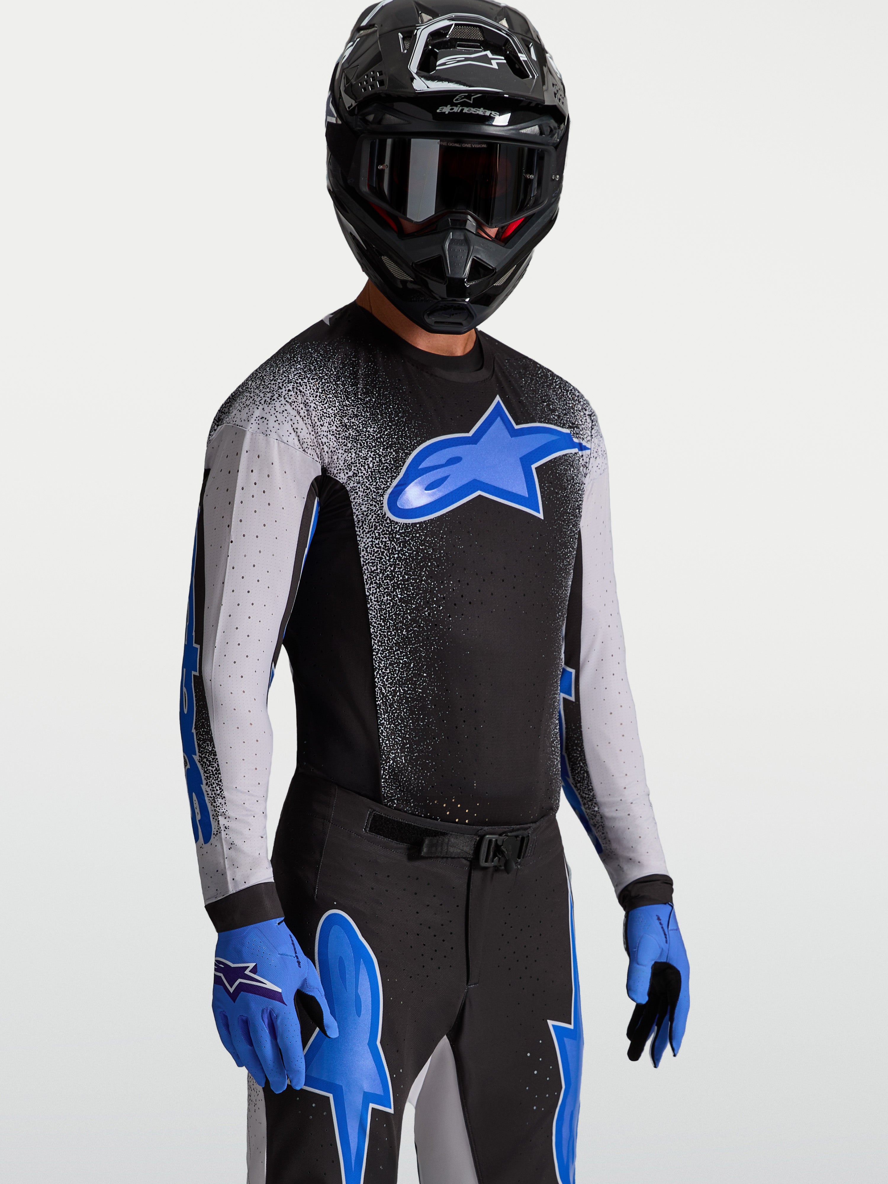 Supertech Hiten AFD - Black MX Jersey | Alpinestars®