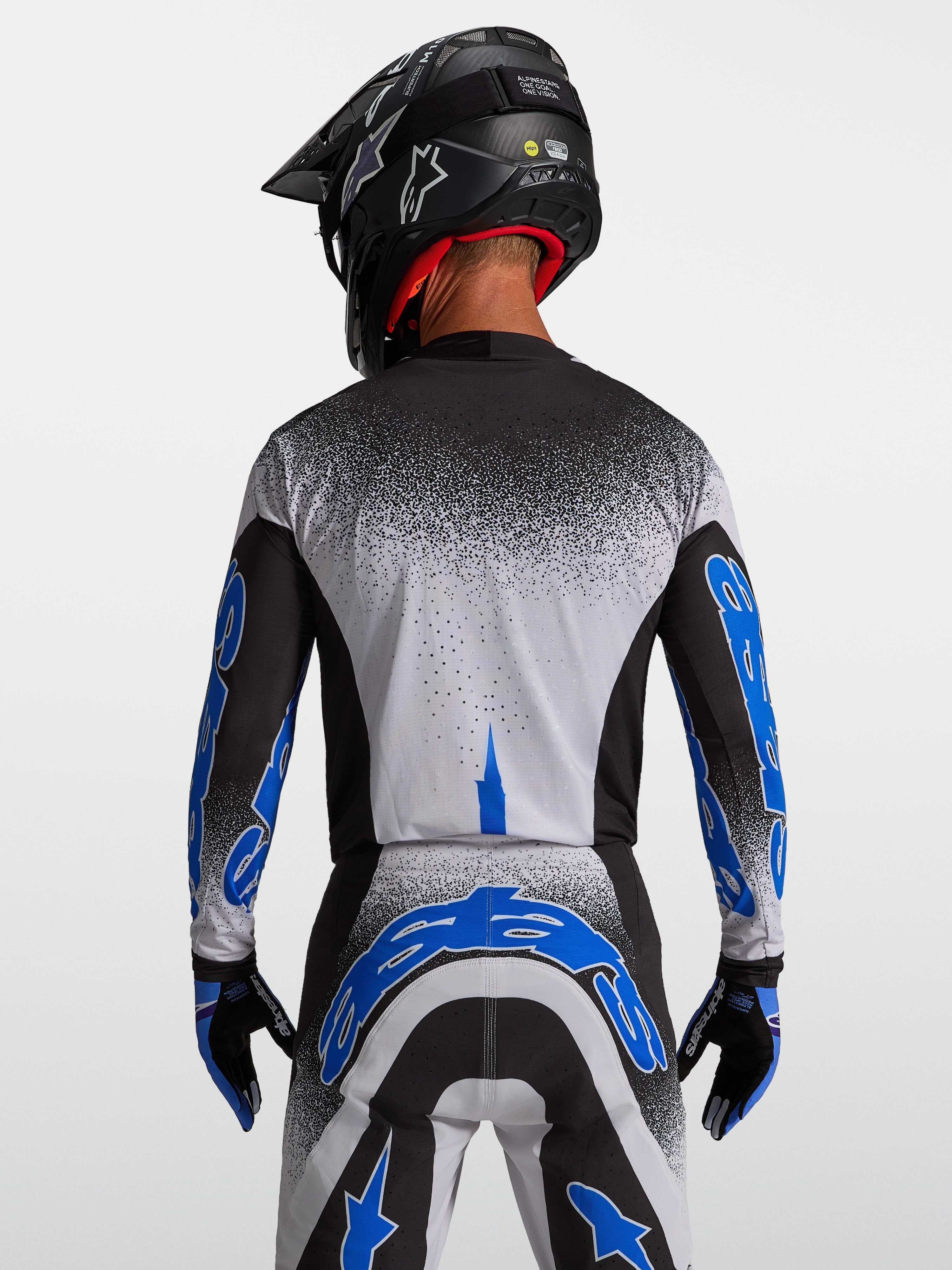 XSPEC スポーツウェア Supertech Hiten AFD - Black MX Jersey | Alpinestars®