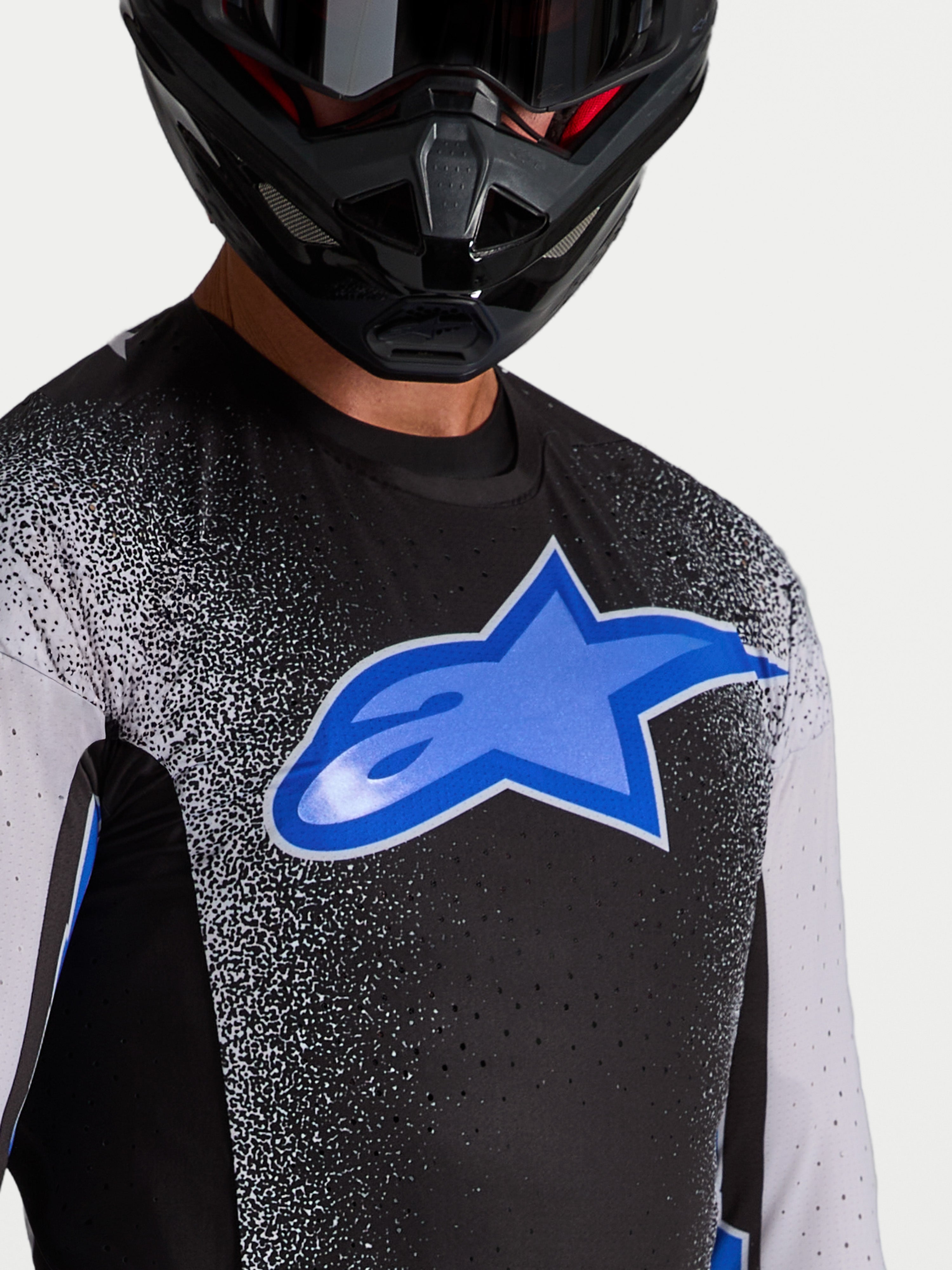 Supertech Hiten AFD - Black MX Jersey | Alpinestars®