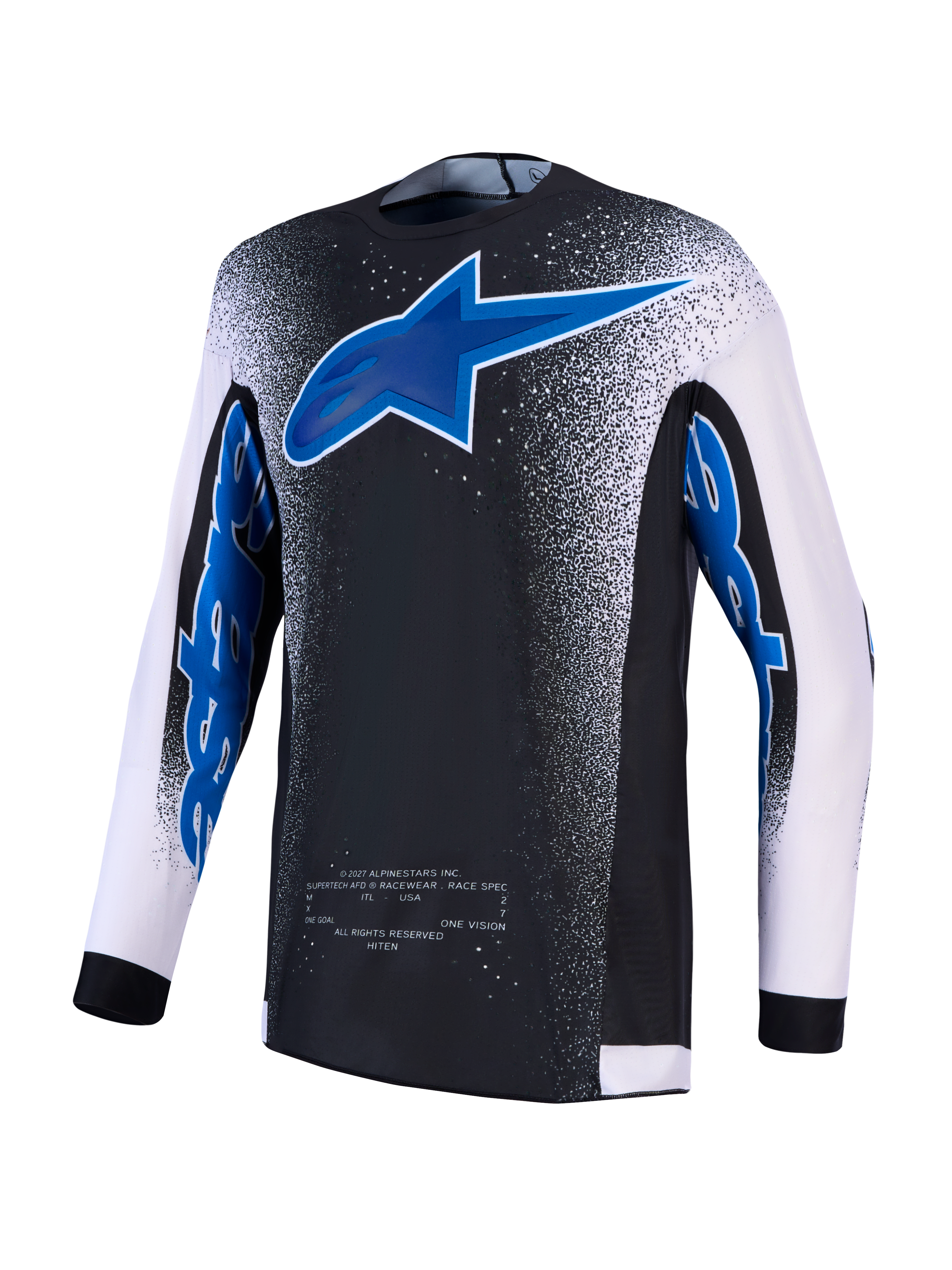 Supertech Hiten AFD - Black MX Jersey | Alpinestars®
