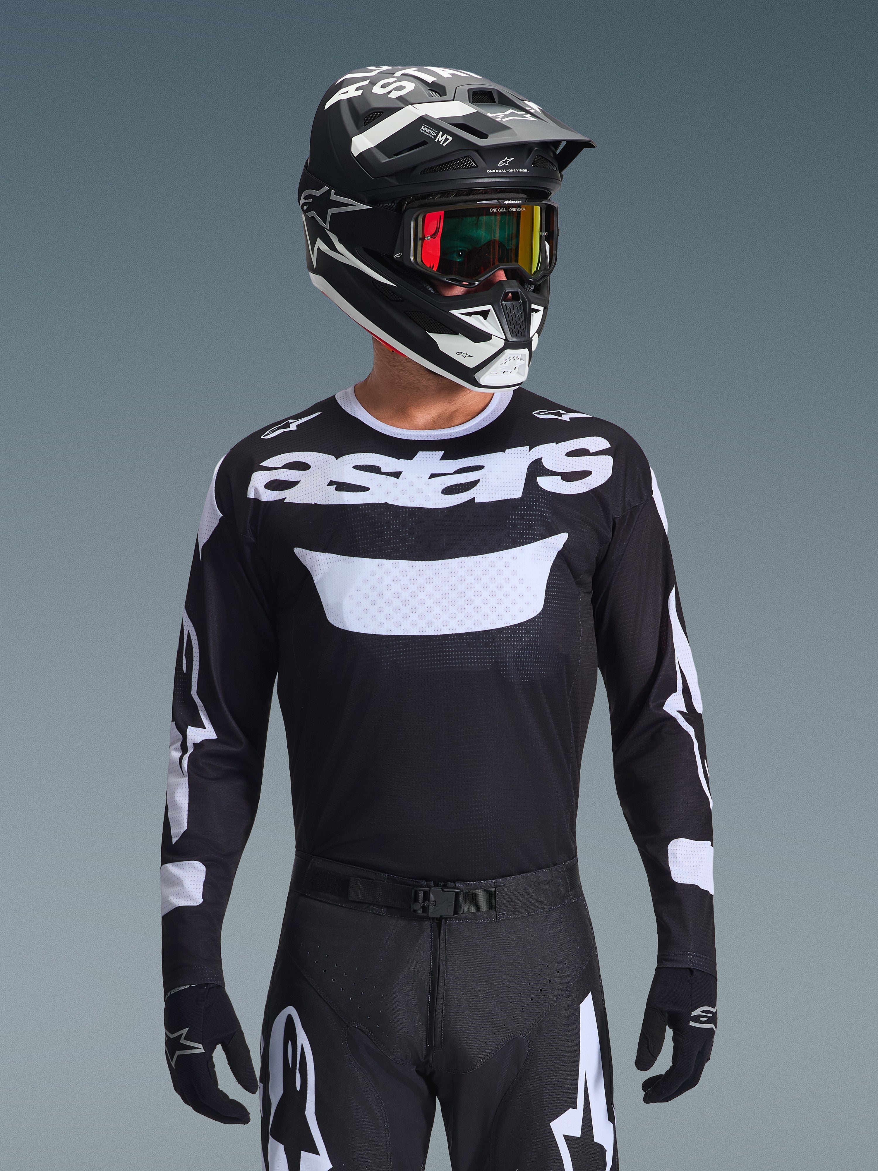 2026 Racer Air Riway - Black MX Jersey | Alpinestars® 2026 Racer Air Riway - Black MX Jersey | Alpinestars®