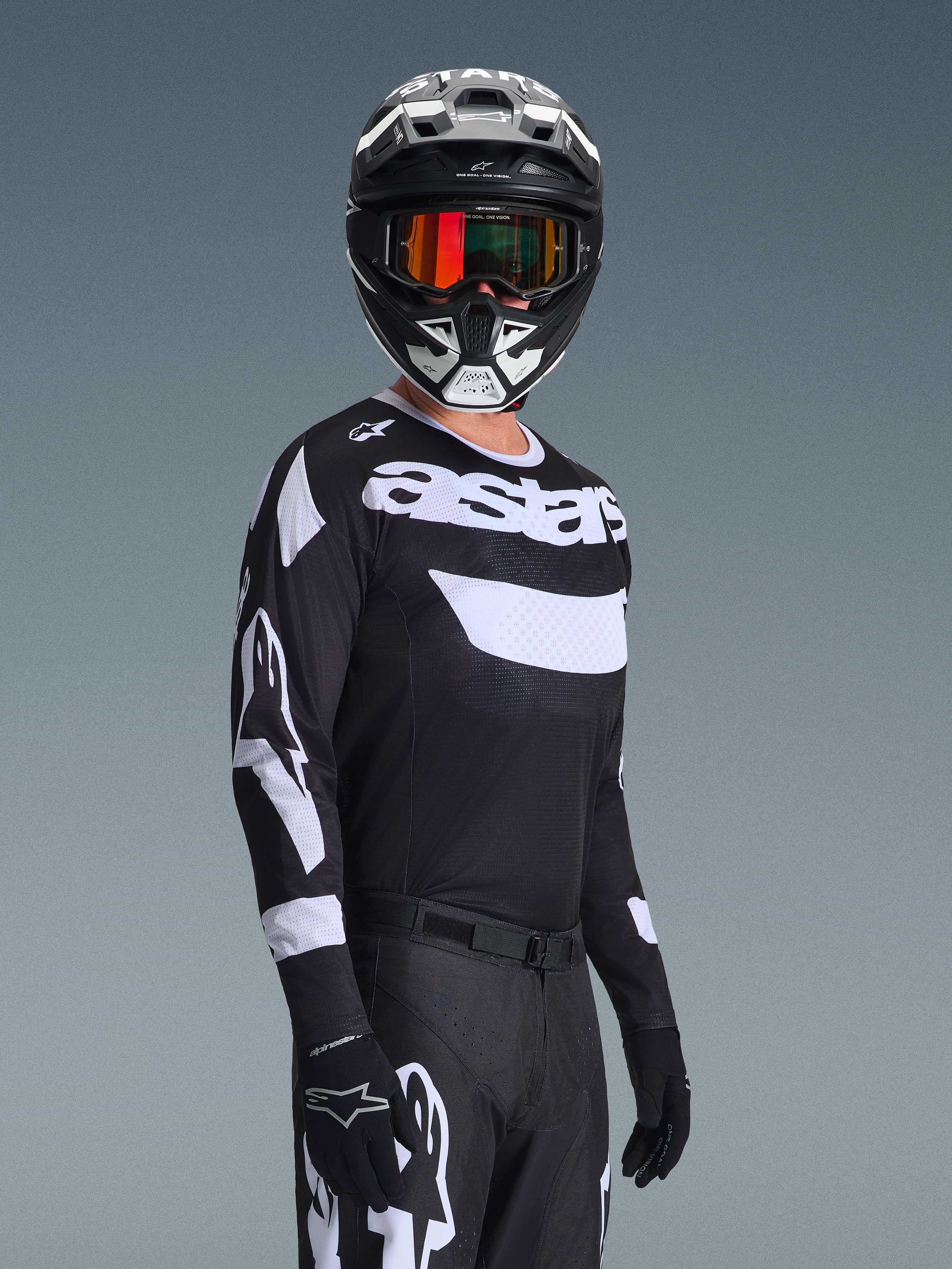 2026 Racer Air Riway - Black MX Jersey | Alpinestars®