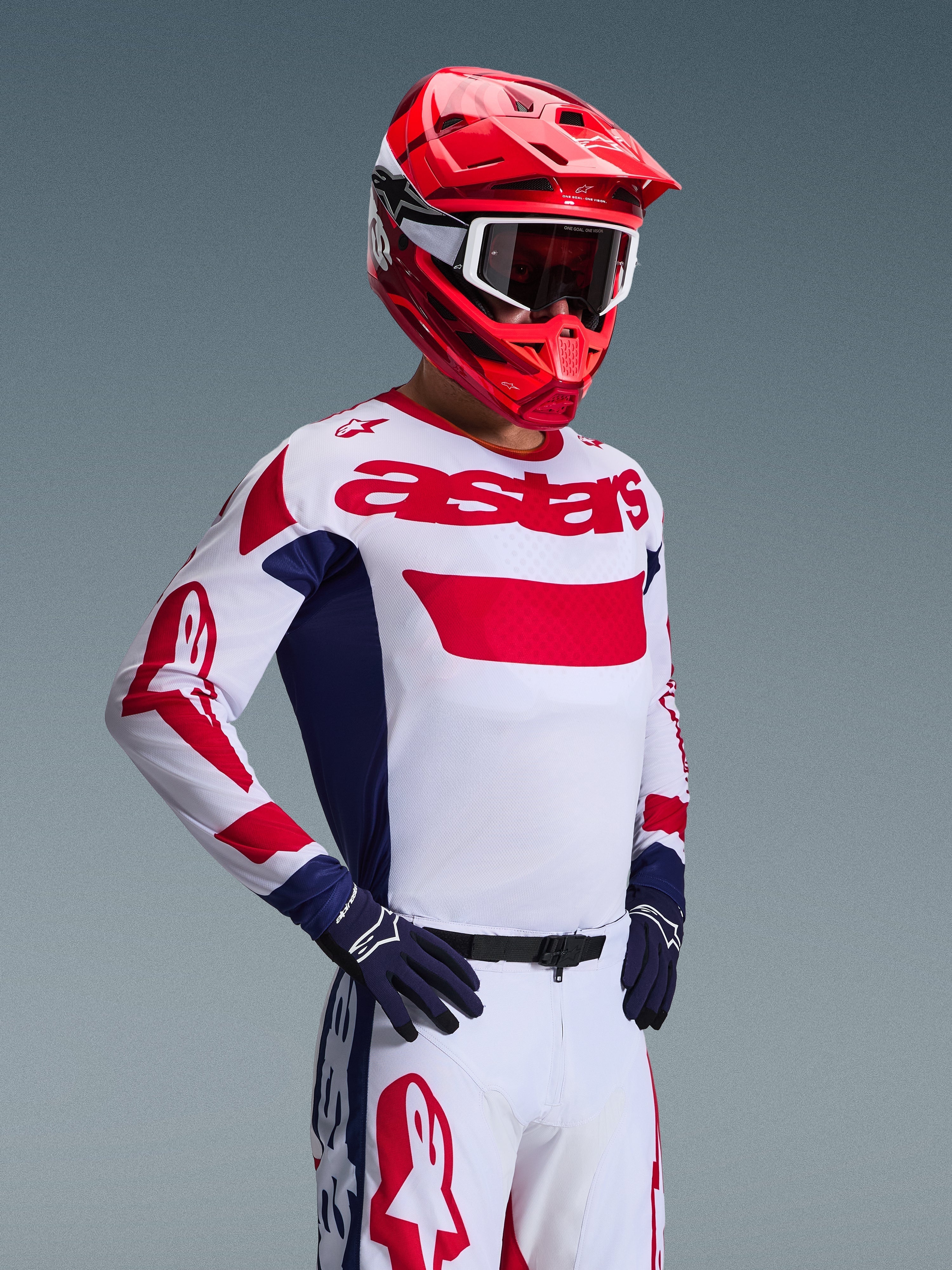2026 Racer Riway - White MX Jersey | Alpinestars®