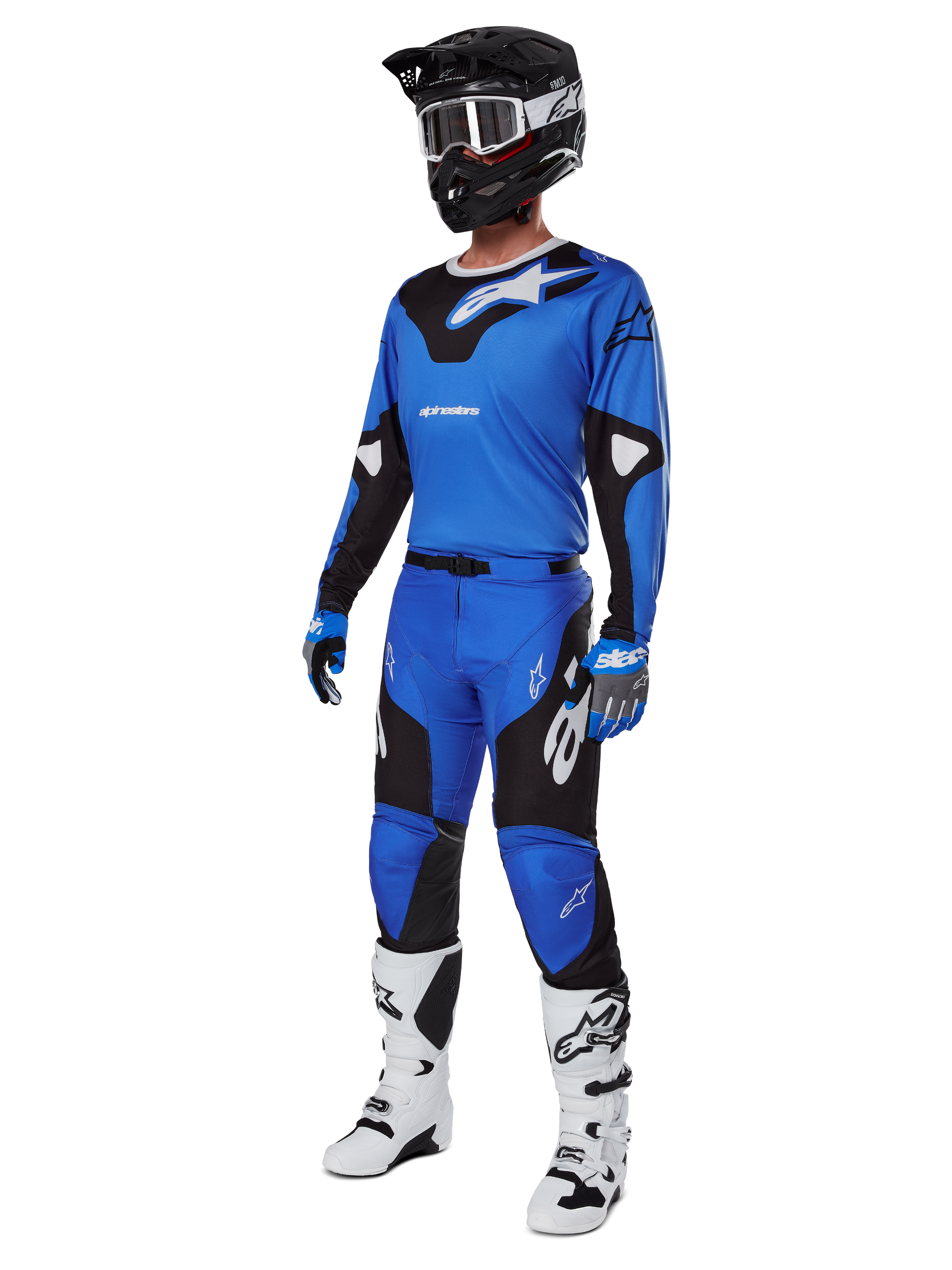 2025 Racer Veil Gear Set - BLUE MOTOCROSS Gear Sets 2025 Racer Veil Gear Set - BLUE MOTOCROSS Gear Sets