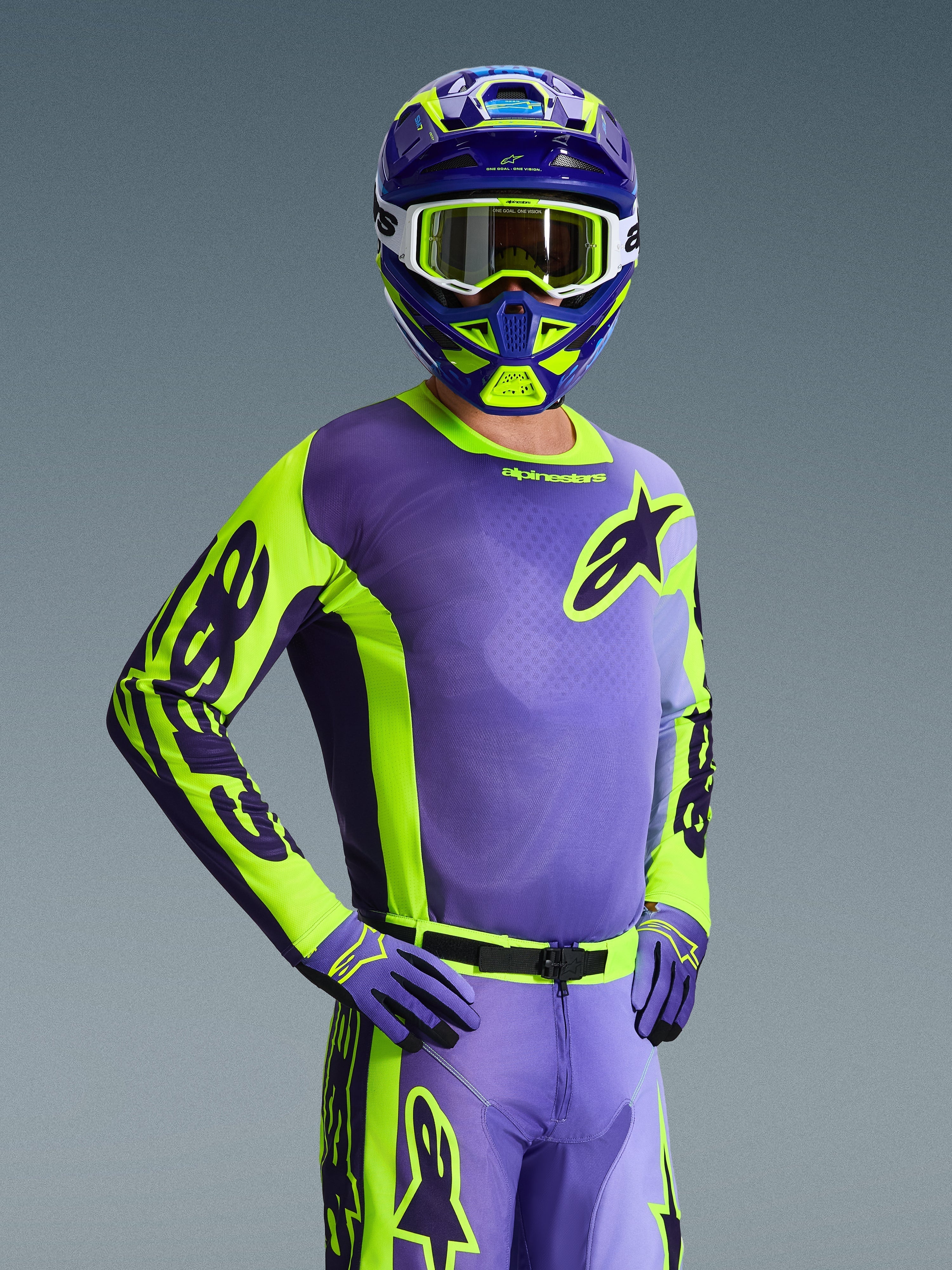2026 Racer Portl - Yellow MX Jersey | Alpinestars®