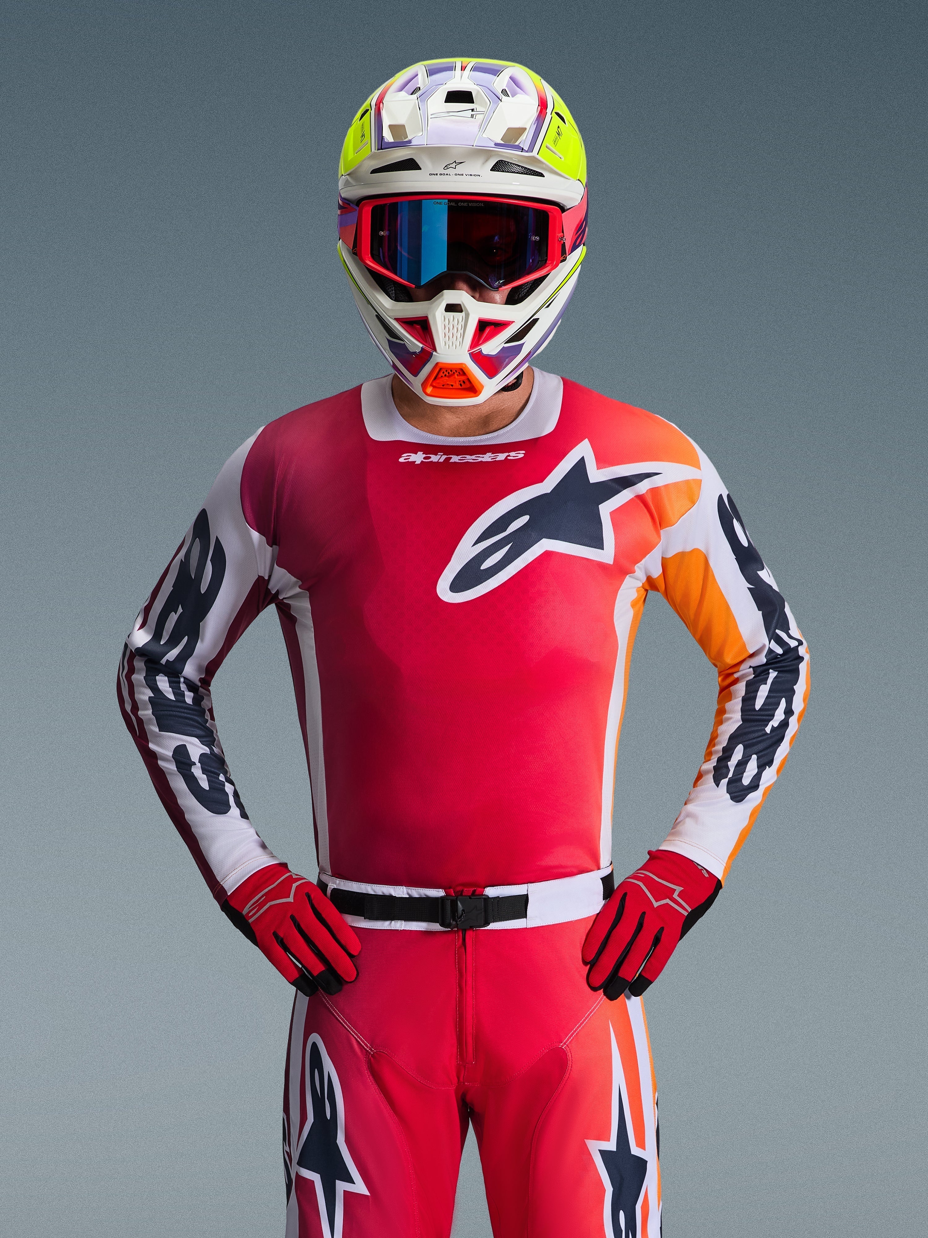 2026 Racer Portl - Red MX Jersey | Alpinestars®