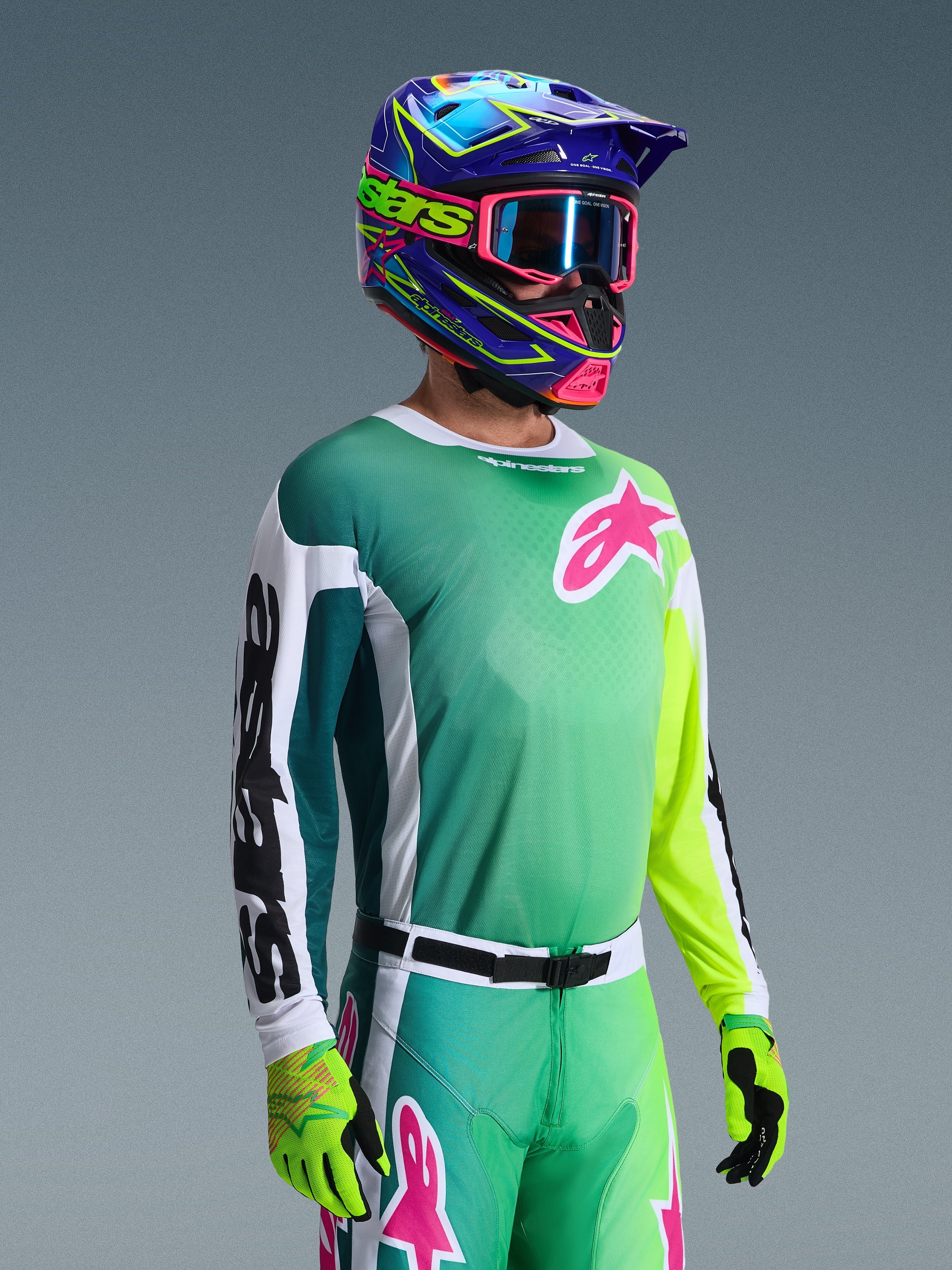 2026 Racer Portl - Green MX Jersey | Alpinestars®