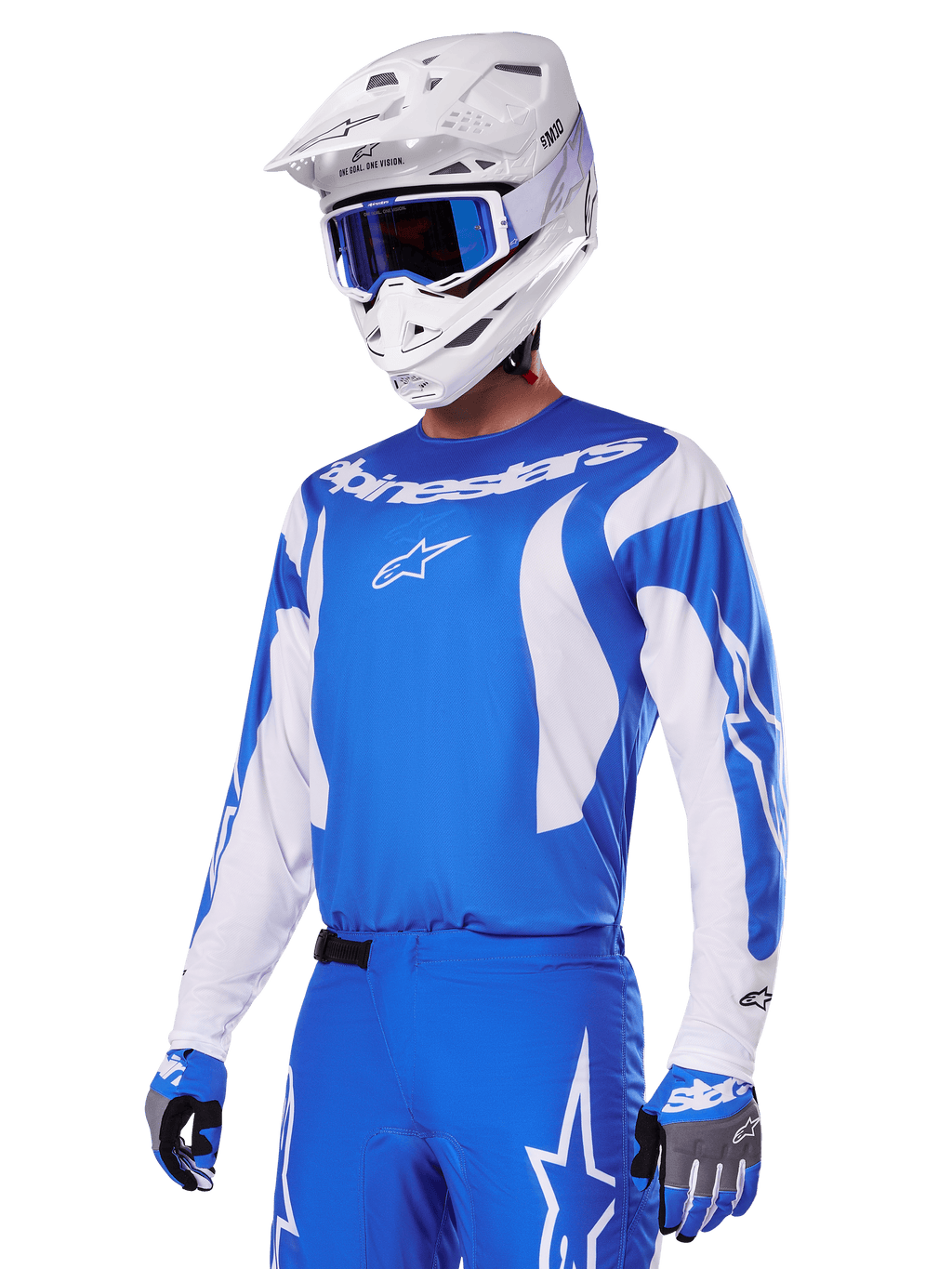 Blue motocross gear hotsell