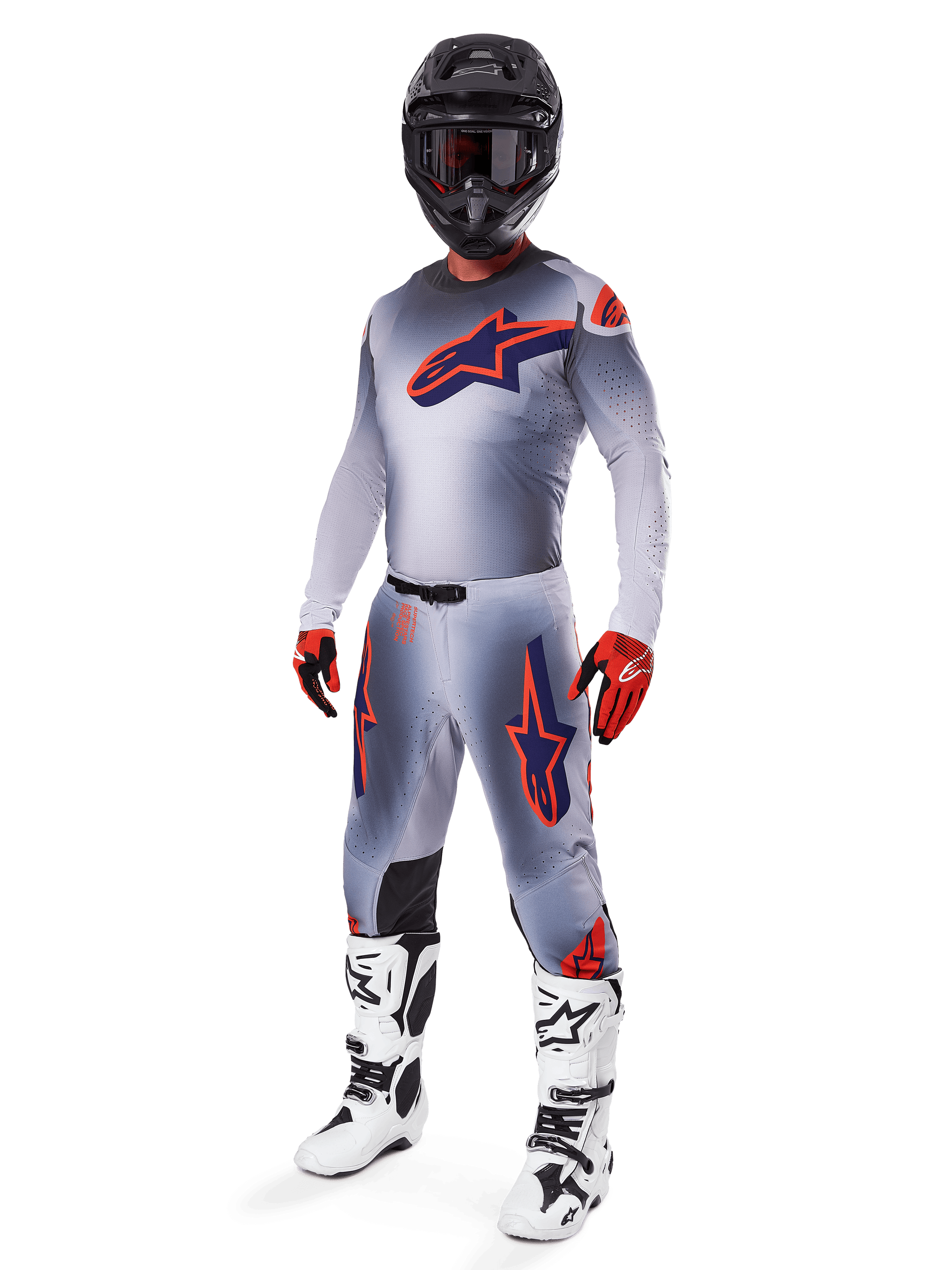 2025 Supertech Lipan - Gray MX Gear Set | Alpinestars® 2025 Supertech Lipan - Gray MX Gear Set | Alpinestars®