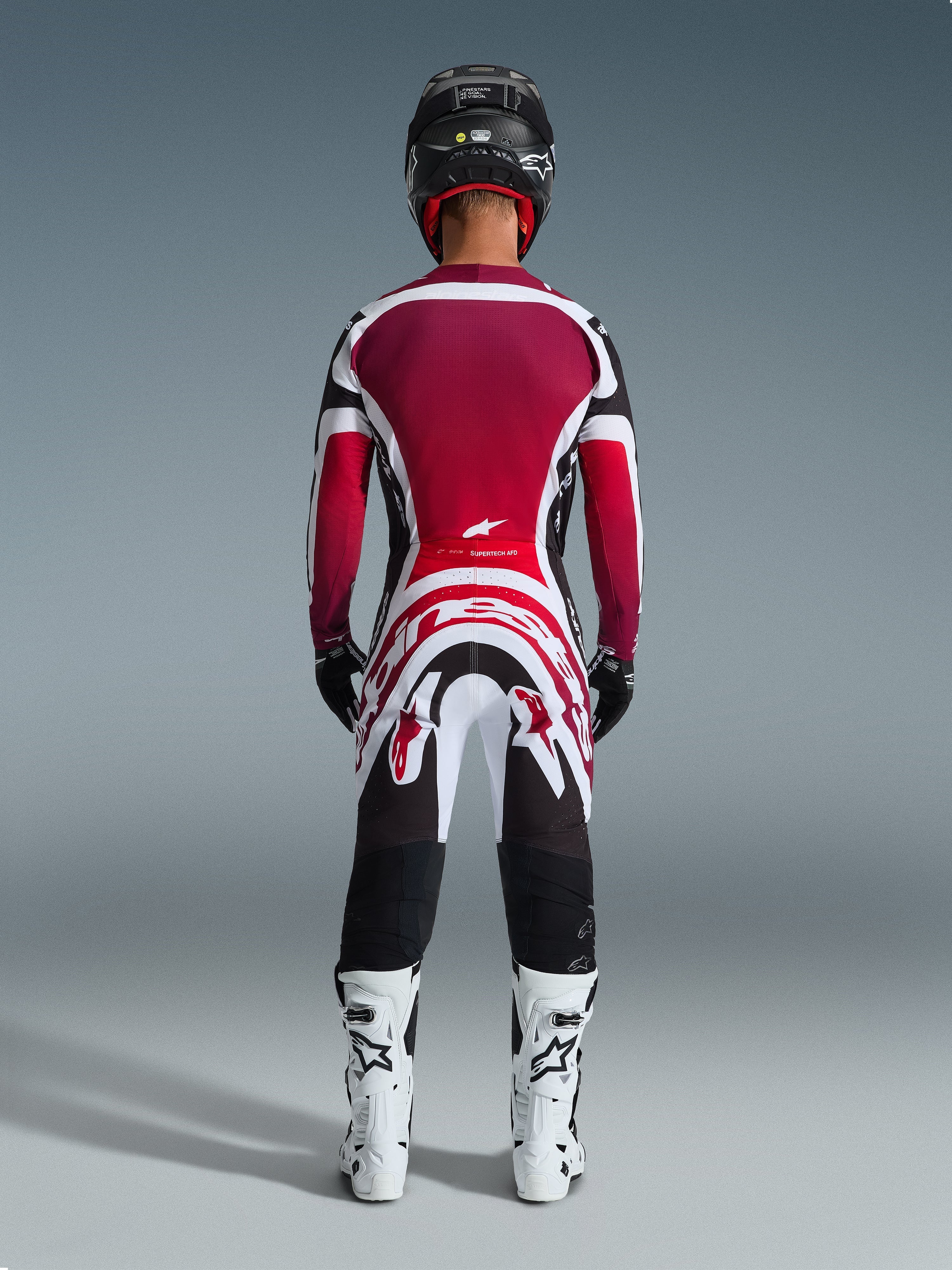 2026 Supertech AFD Vista - Black MX Jersey | Alpinestars®