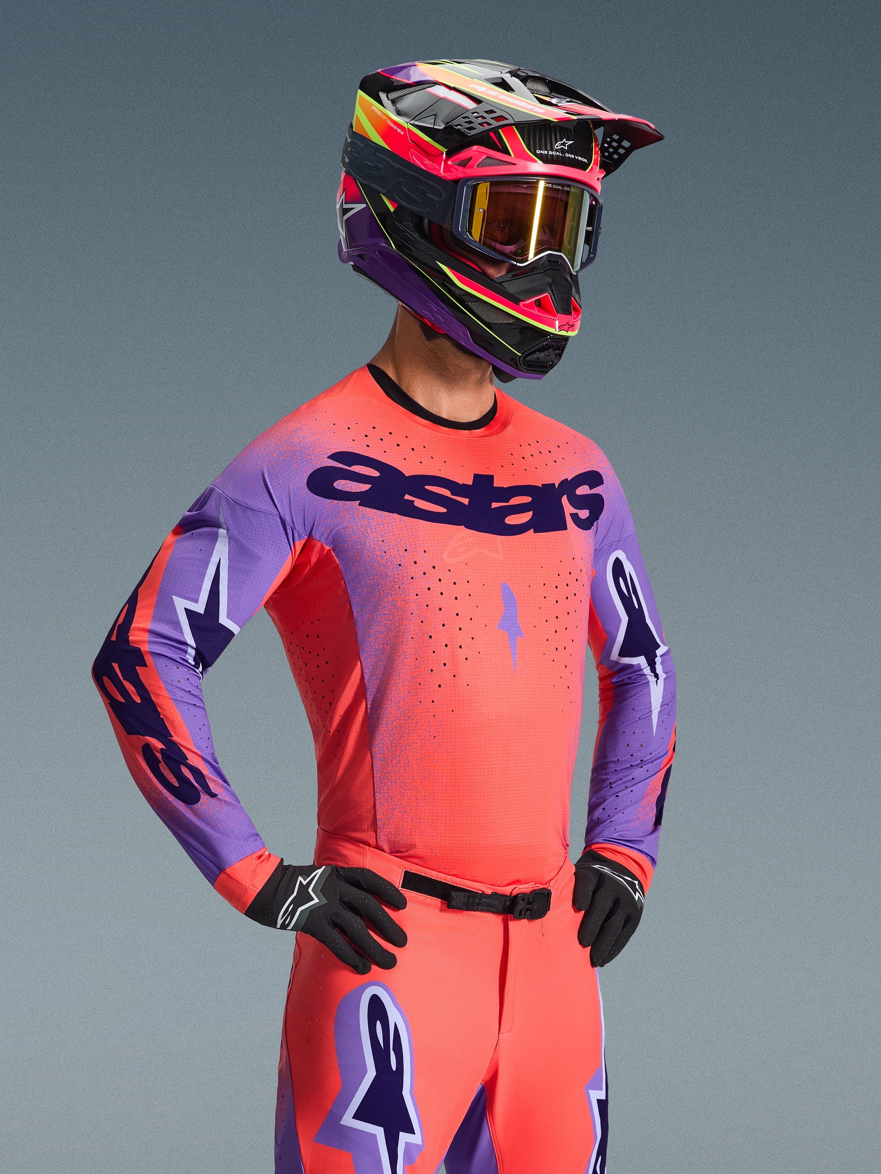 2026 Supertech Scenz - Hot Coral MX Jersey | Alpinestars®