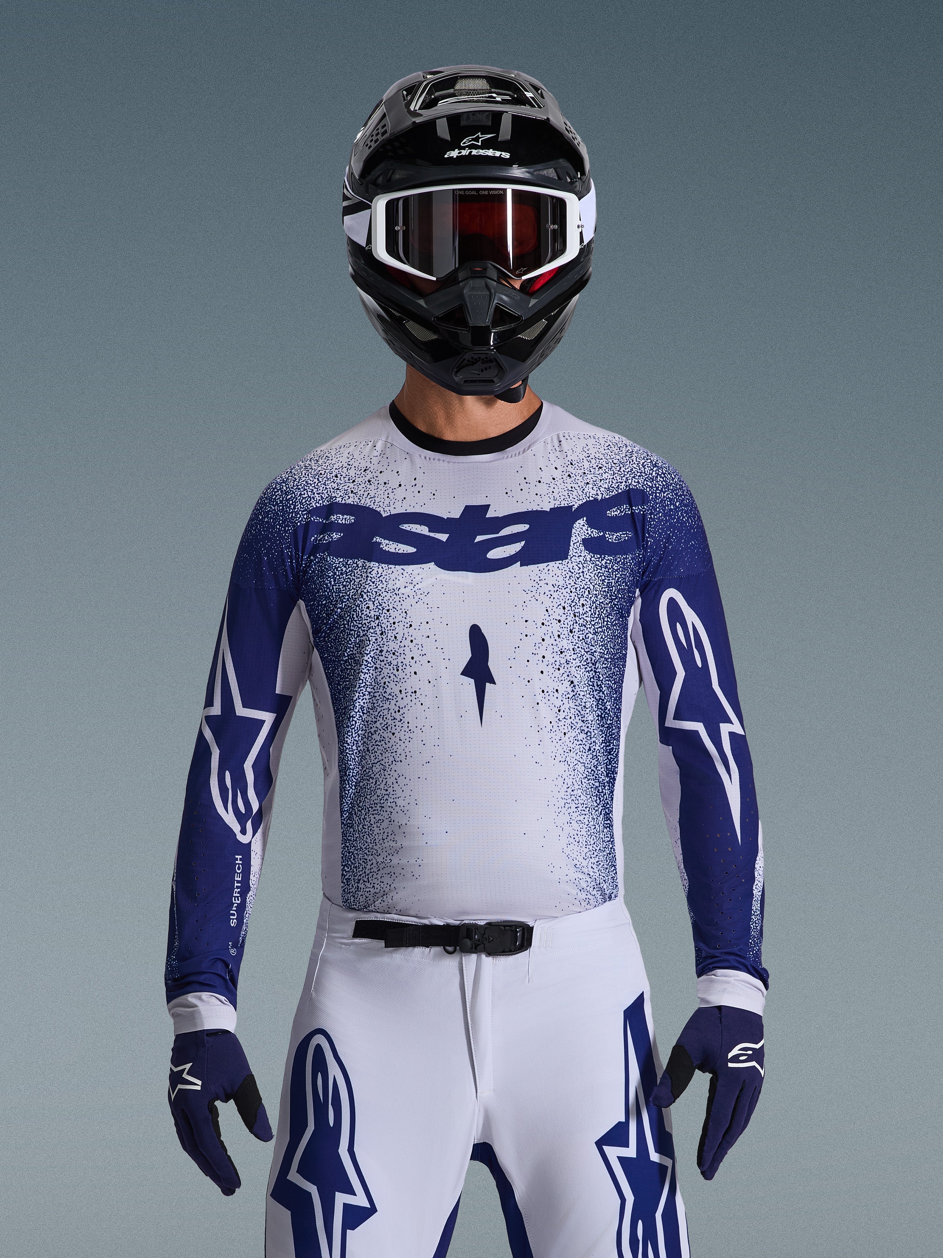 TECHNINE スノーボードウェア L ネイビー/ホワイト 2026 Supertech Scenz - MX Gear Set | Alpinestars®