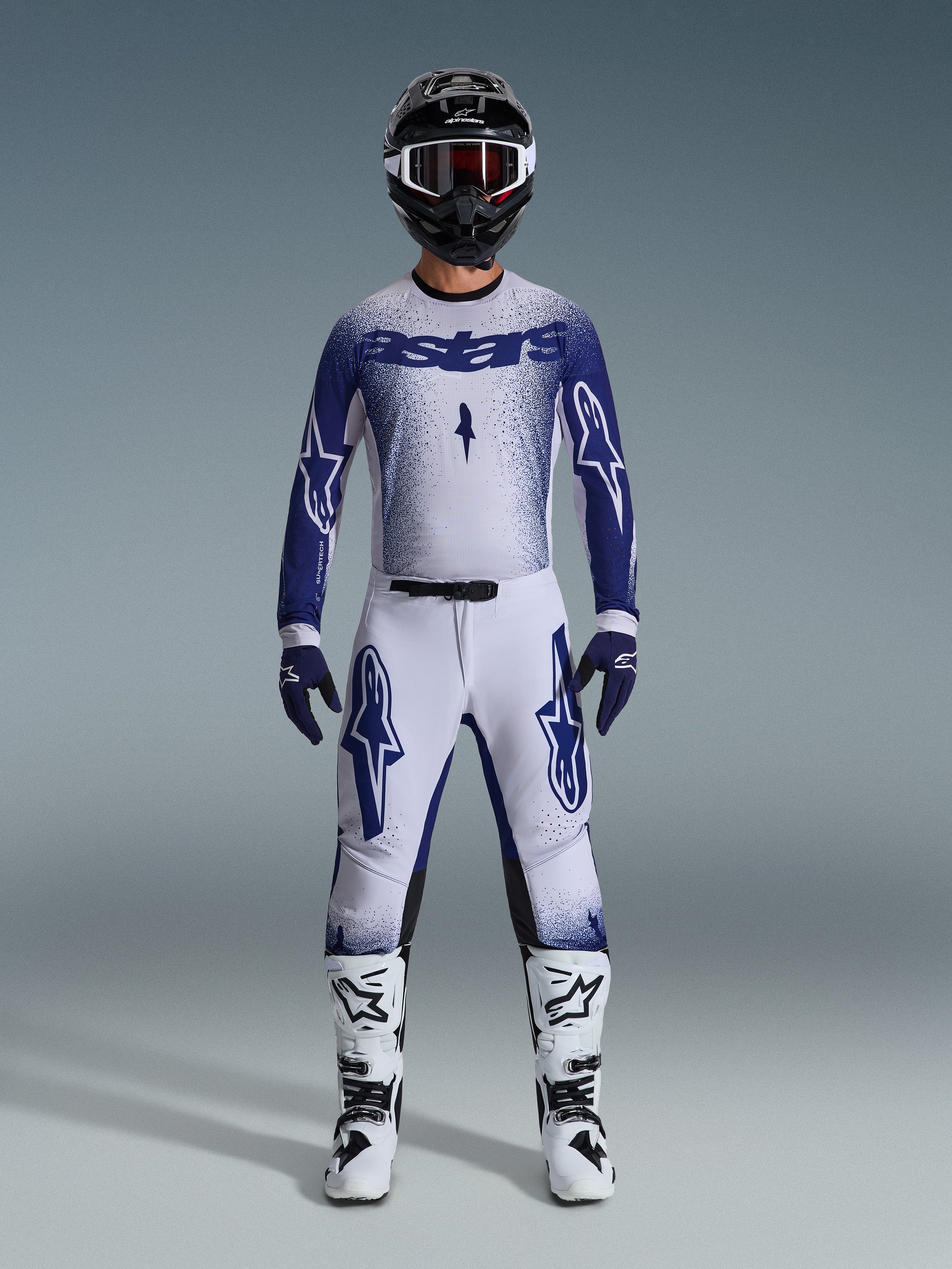 2026 Supertech Scenz - Gray MX Jersey | Alpinestars®