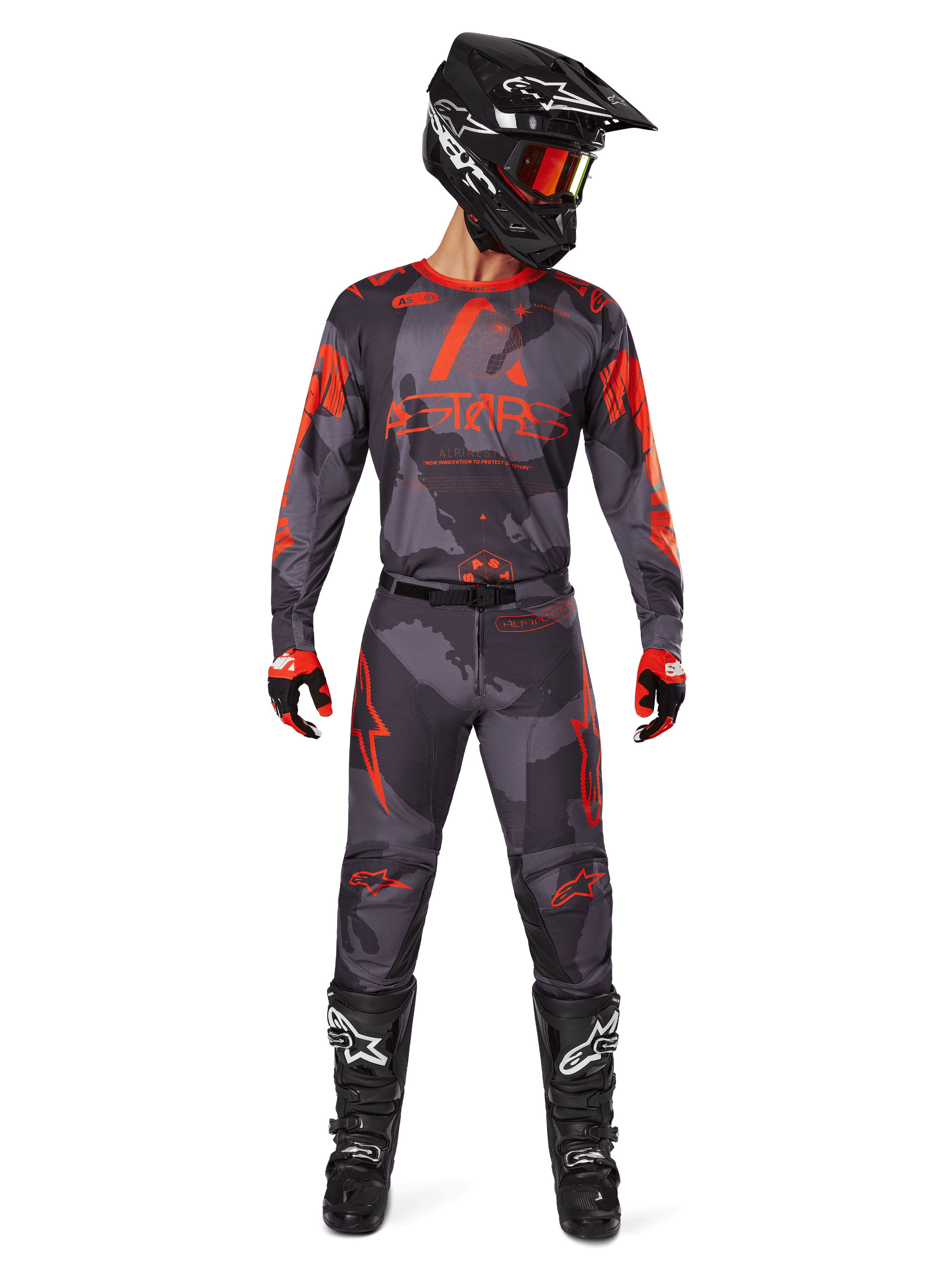 2025 Racer Hollow - Gray MX Jersey | Alpinestars®