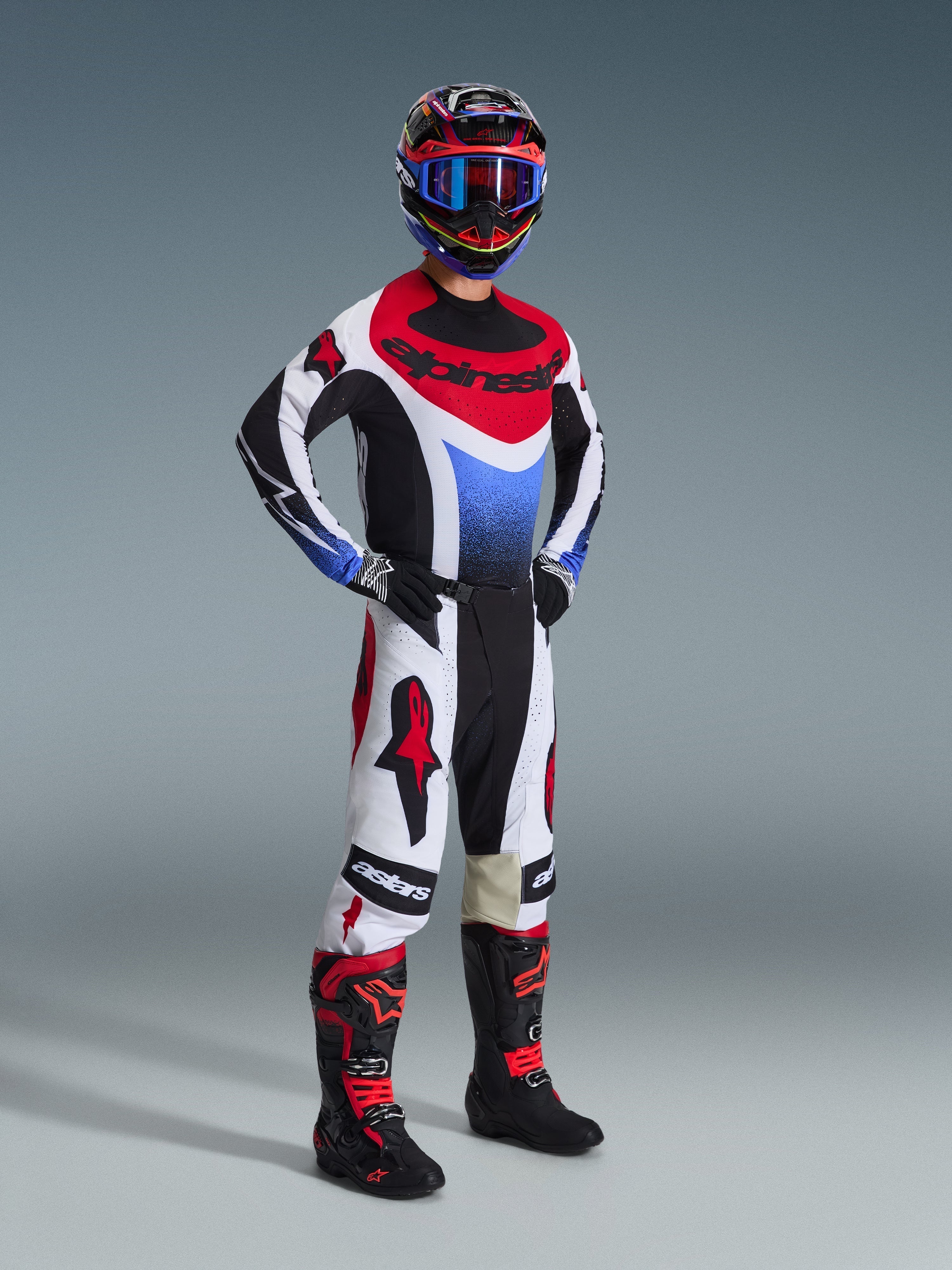 Techstar Knif - Black MX Jersey | Alpinestars®