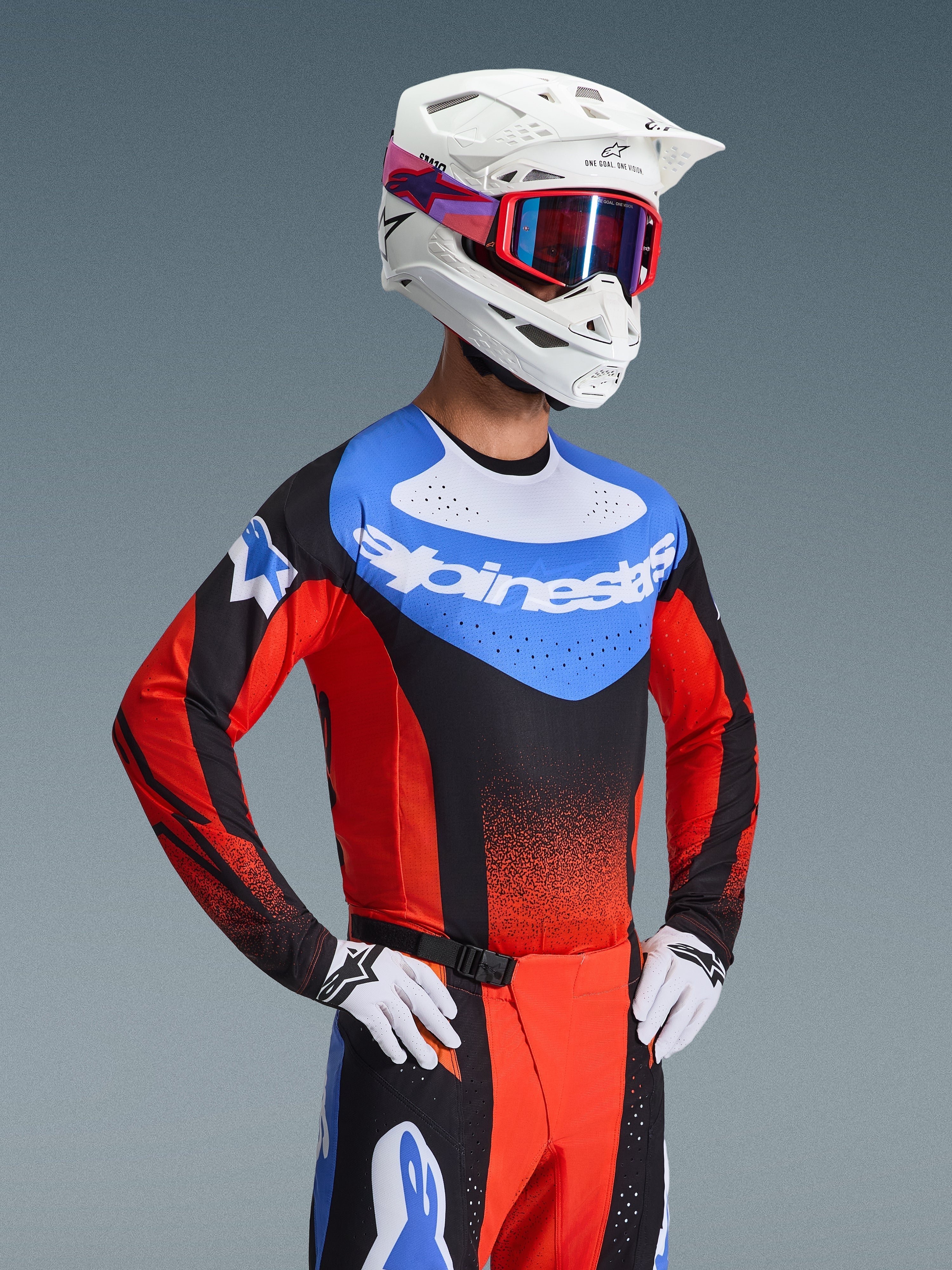 2026 Techstar Knif - Black MX Jersey | Alpinestars®