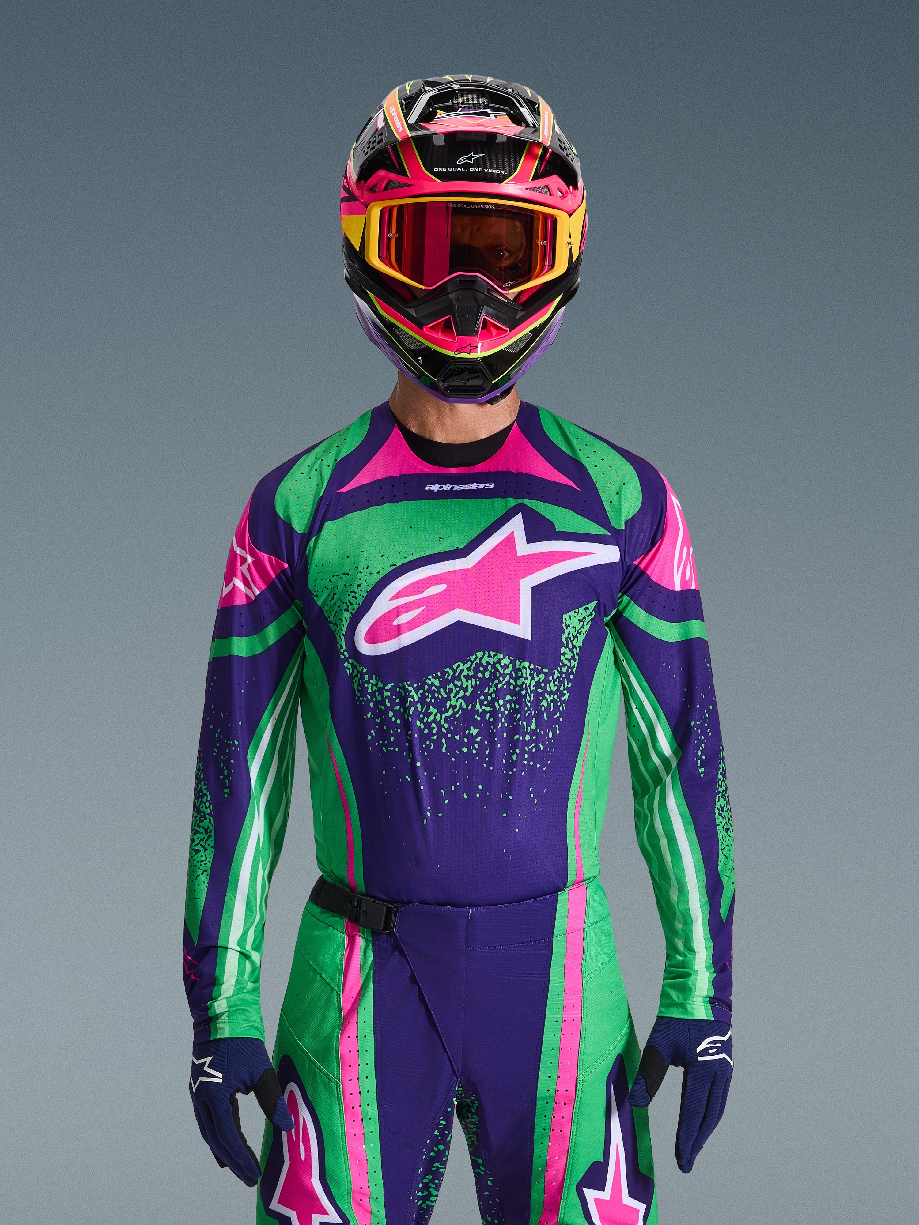 Techstar Nomur - Purple MX Jersey | Alpinestars®