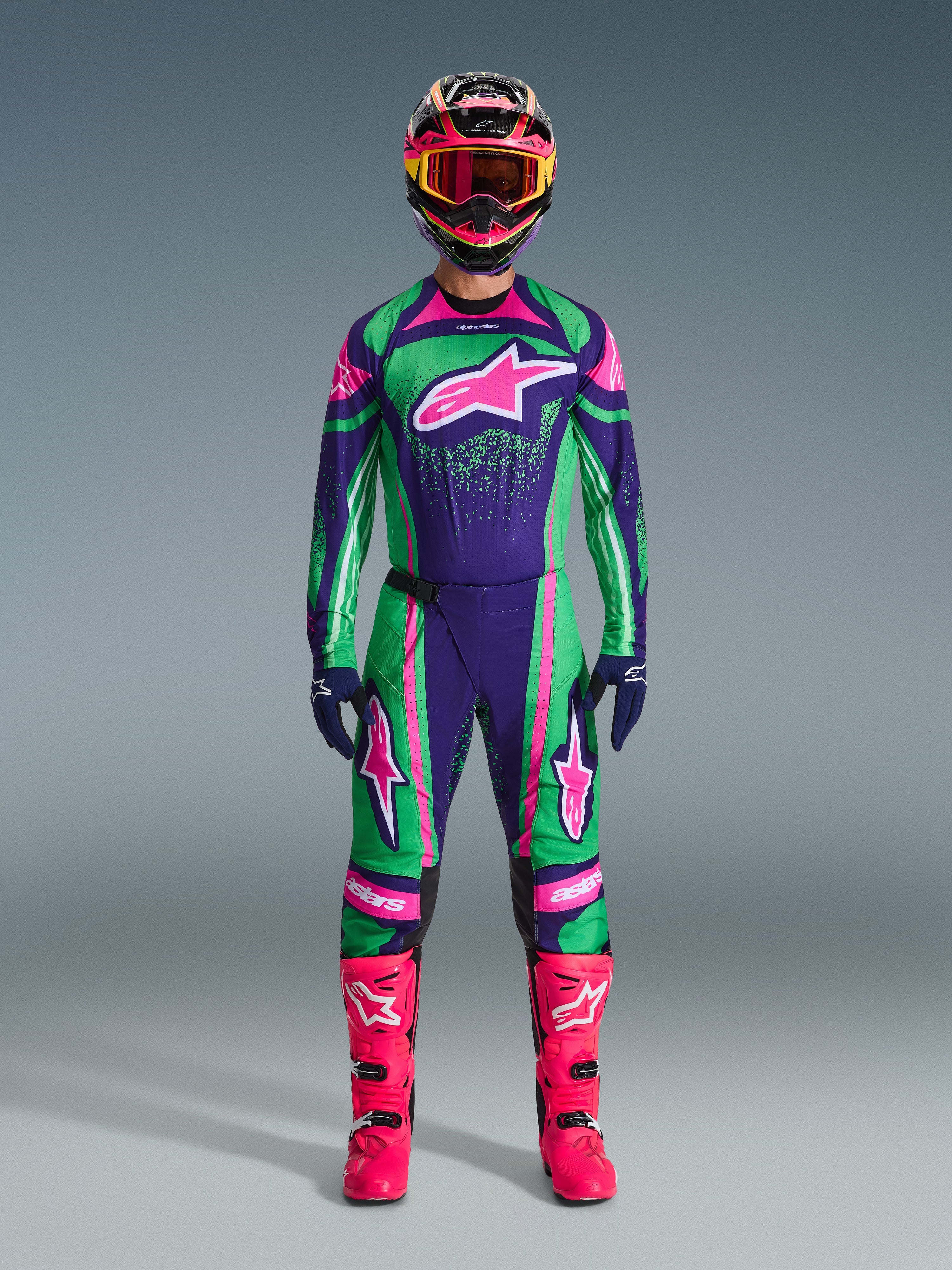 Techstar Nomur - Purple MX Jersey | Alpinestars®