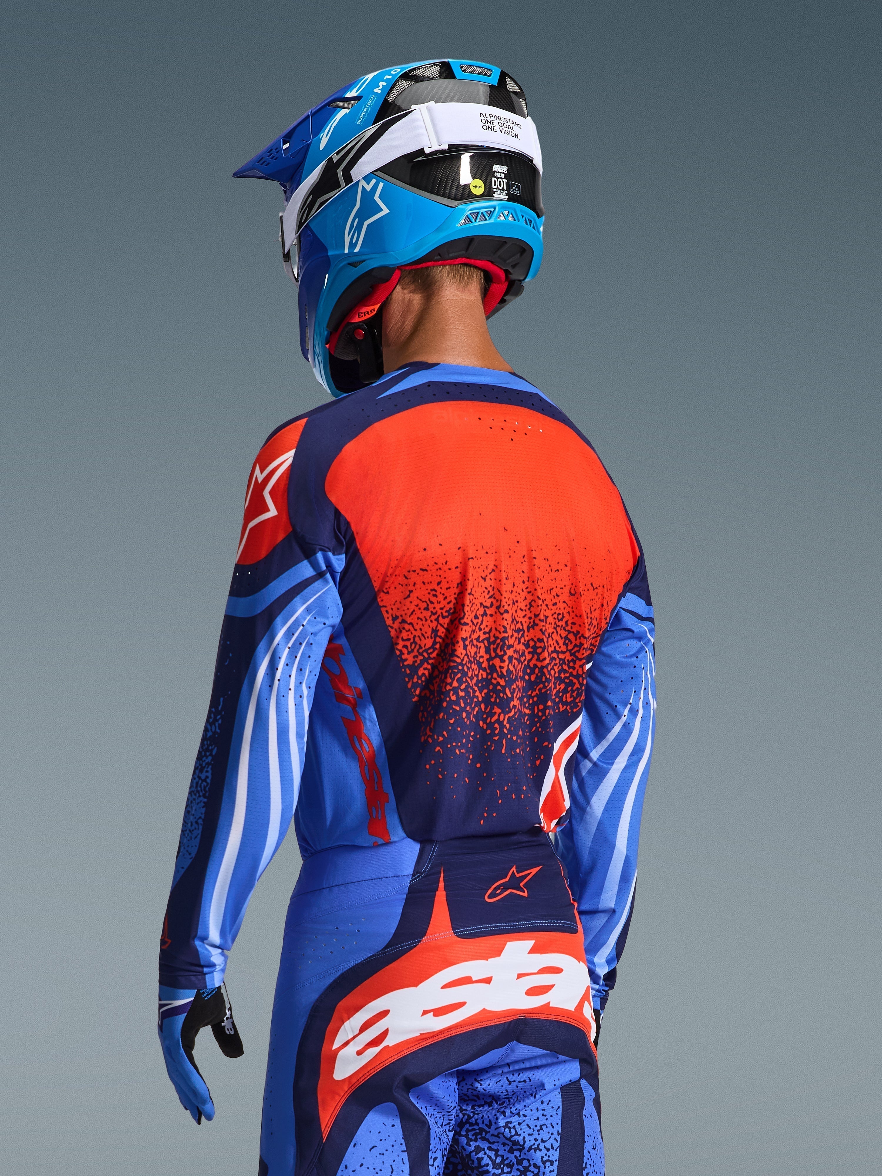 Techstar Nomur - Orange MX Jersey | Alpinestars®