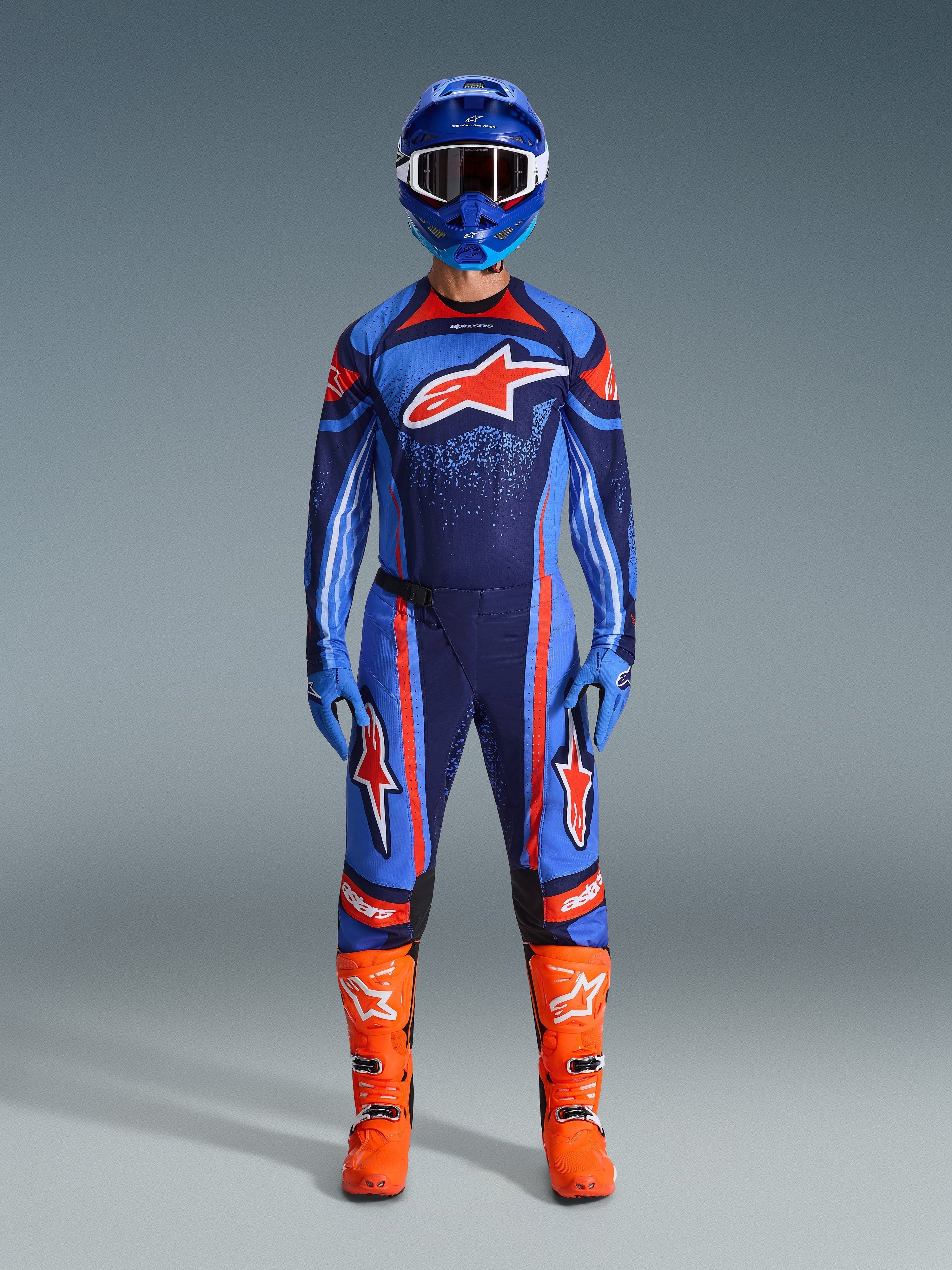Techstar Nomur - Orange MX Jersey | Alpinestars®