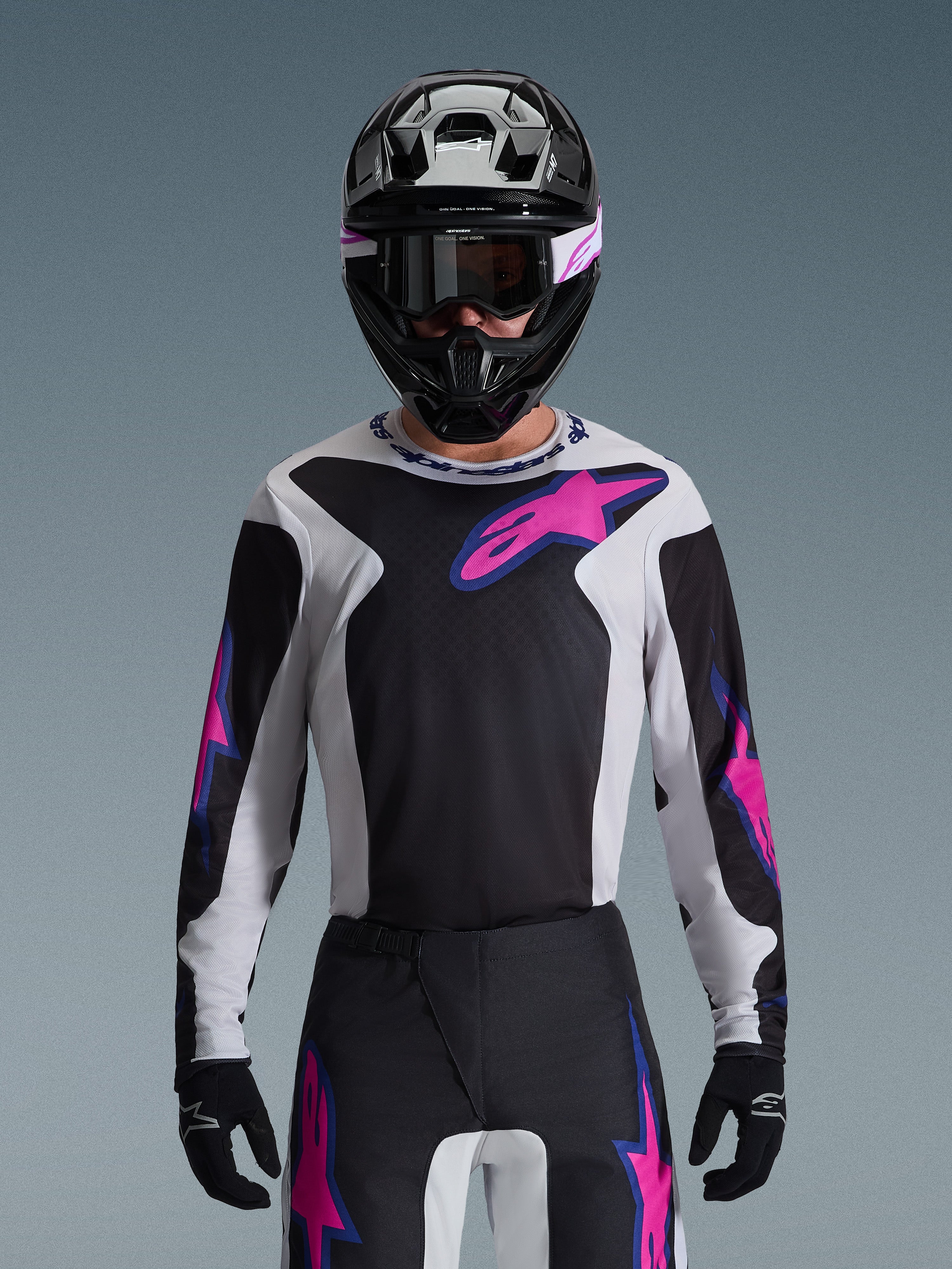 2026 Fluid Grid - Black MX Pants | Alpinestars®