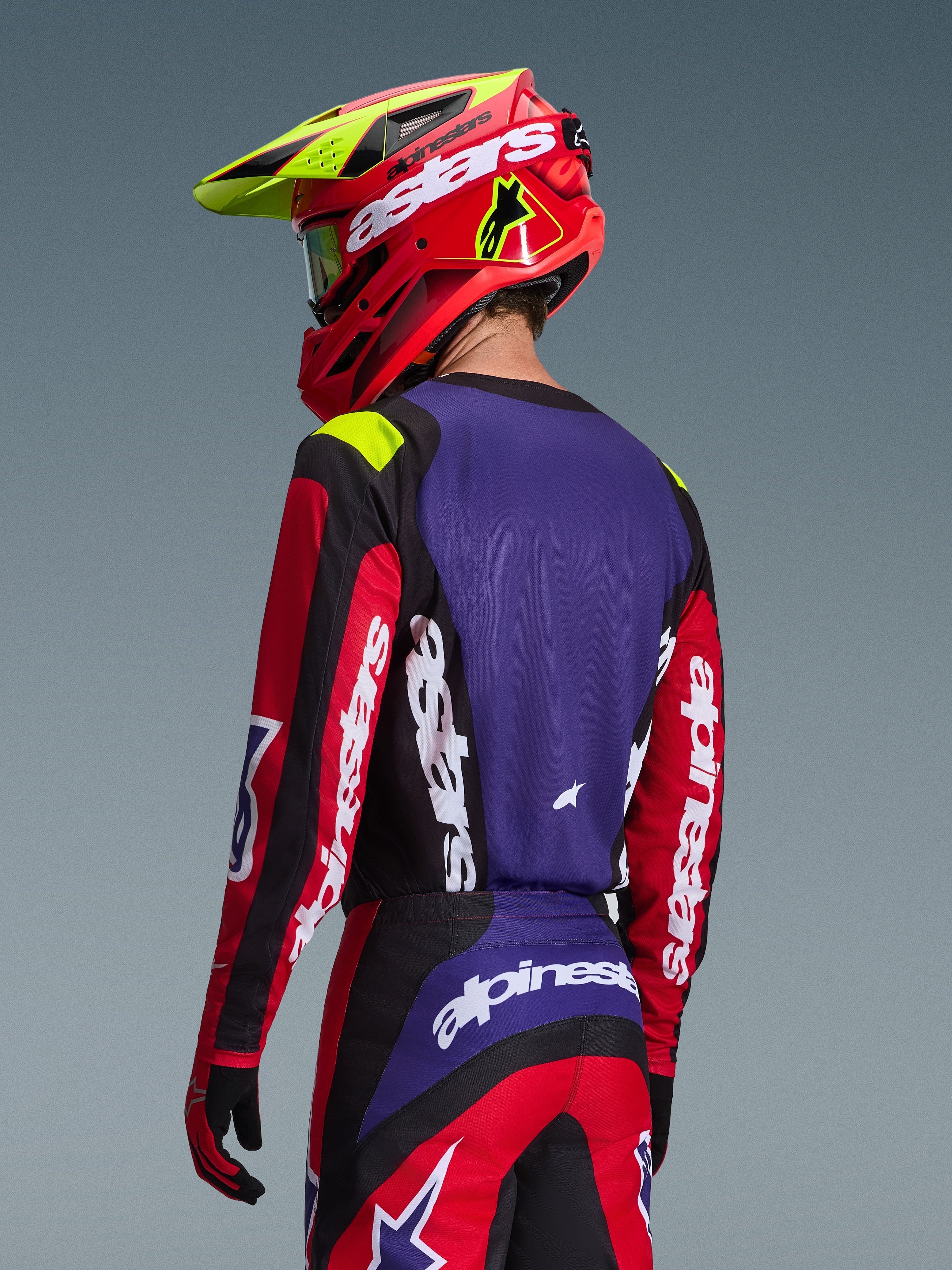 2026 Fluid Grid - Red MX Jersey | Alpinestars®