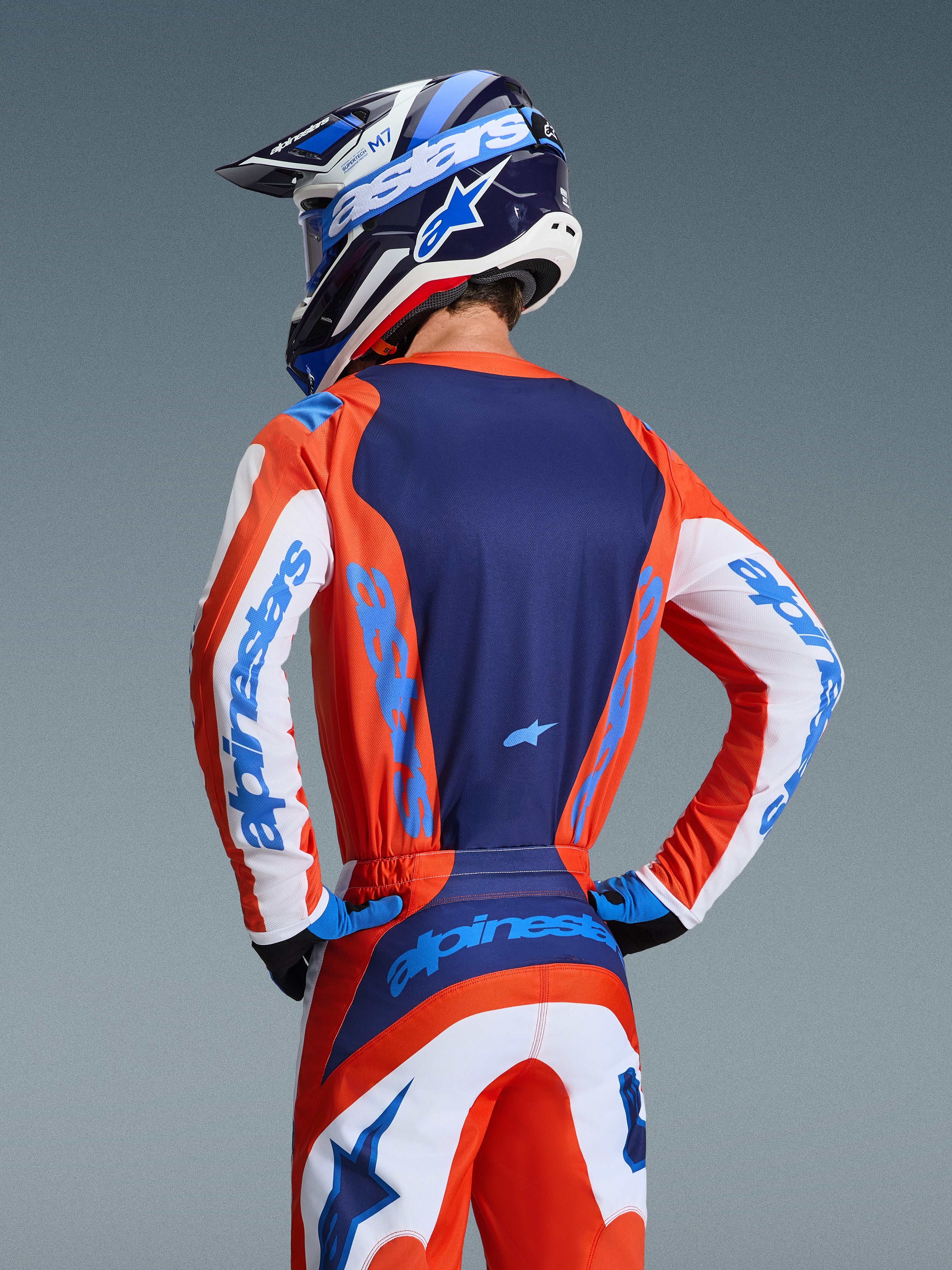 2026 Fluid Grid - Orange MX Jersey | Alpinestars®