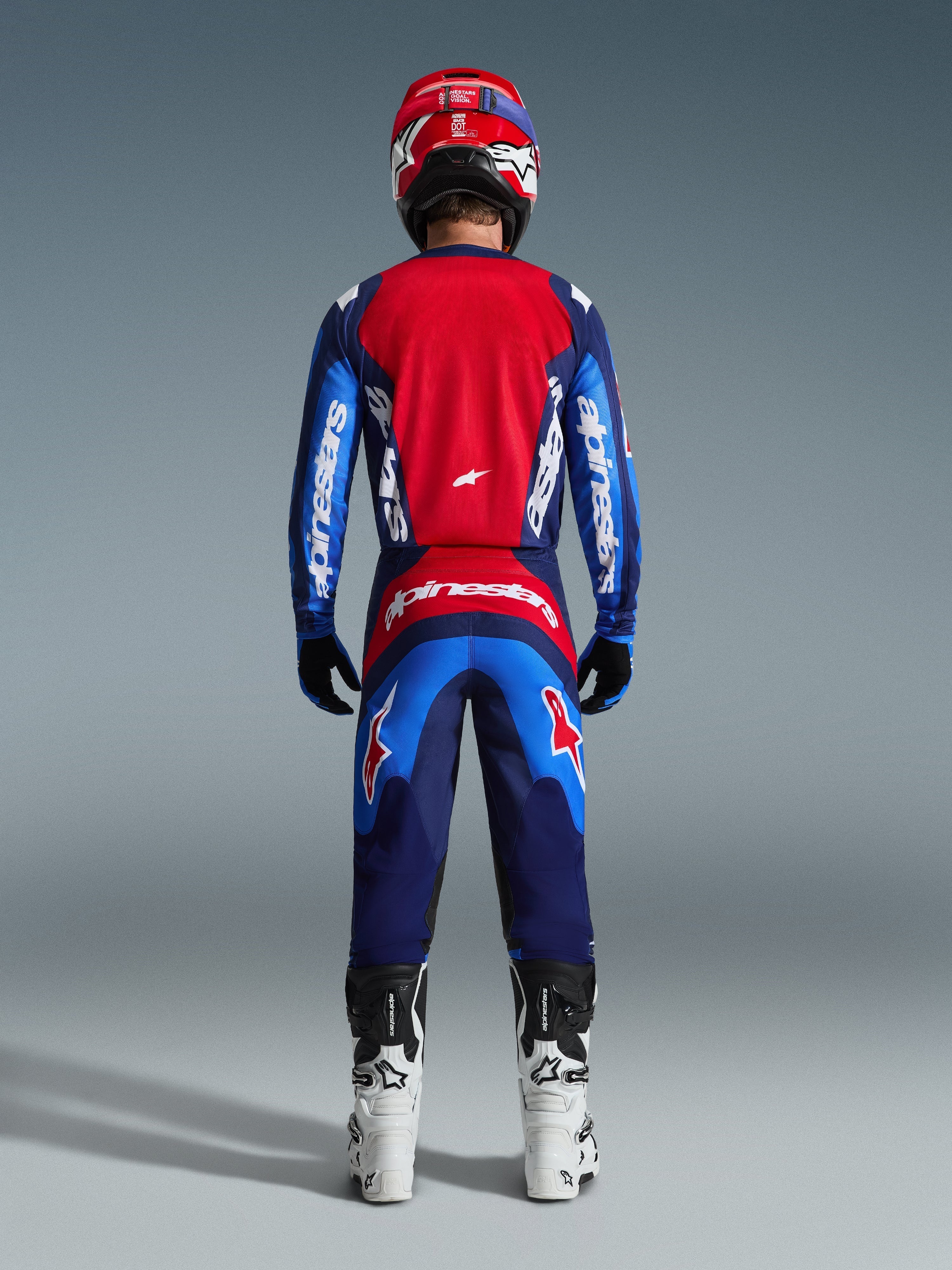 2026 Fluid Grid - Blue MX Jersey | Alpinestars®