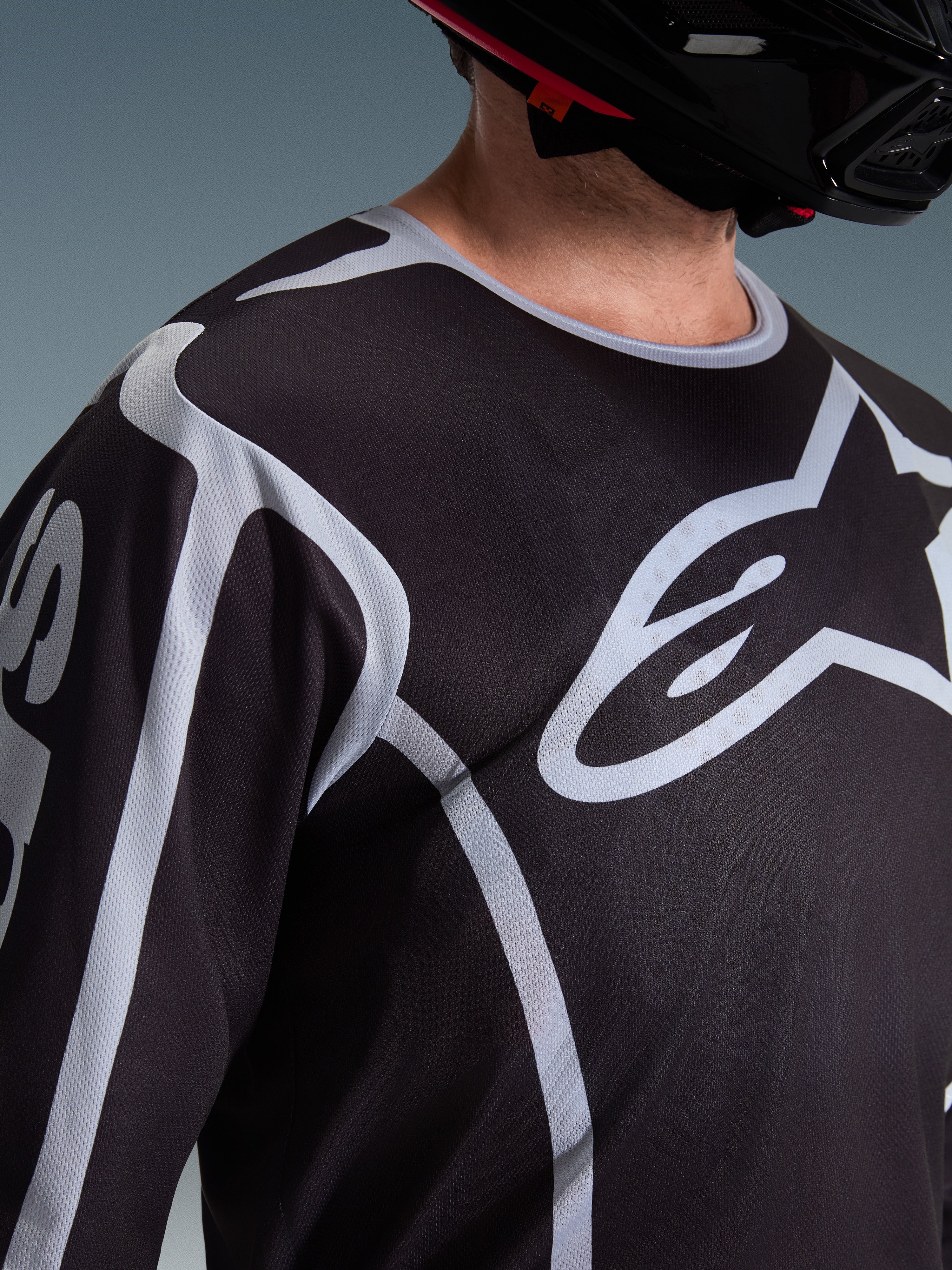 2026 Fluid Apex - Black MX Jersey | Alpinestars®